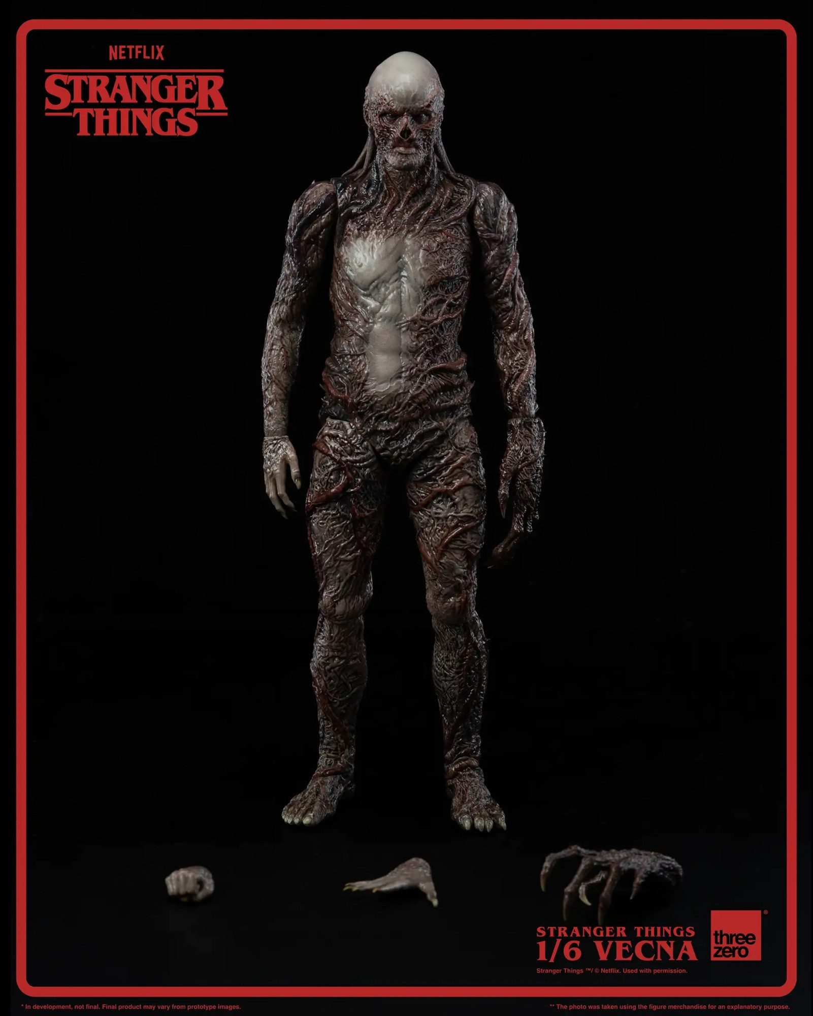 ThreeZero Actionfigur Stranger Things 1/6 Vecna (Season 4) Actionfigur