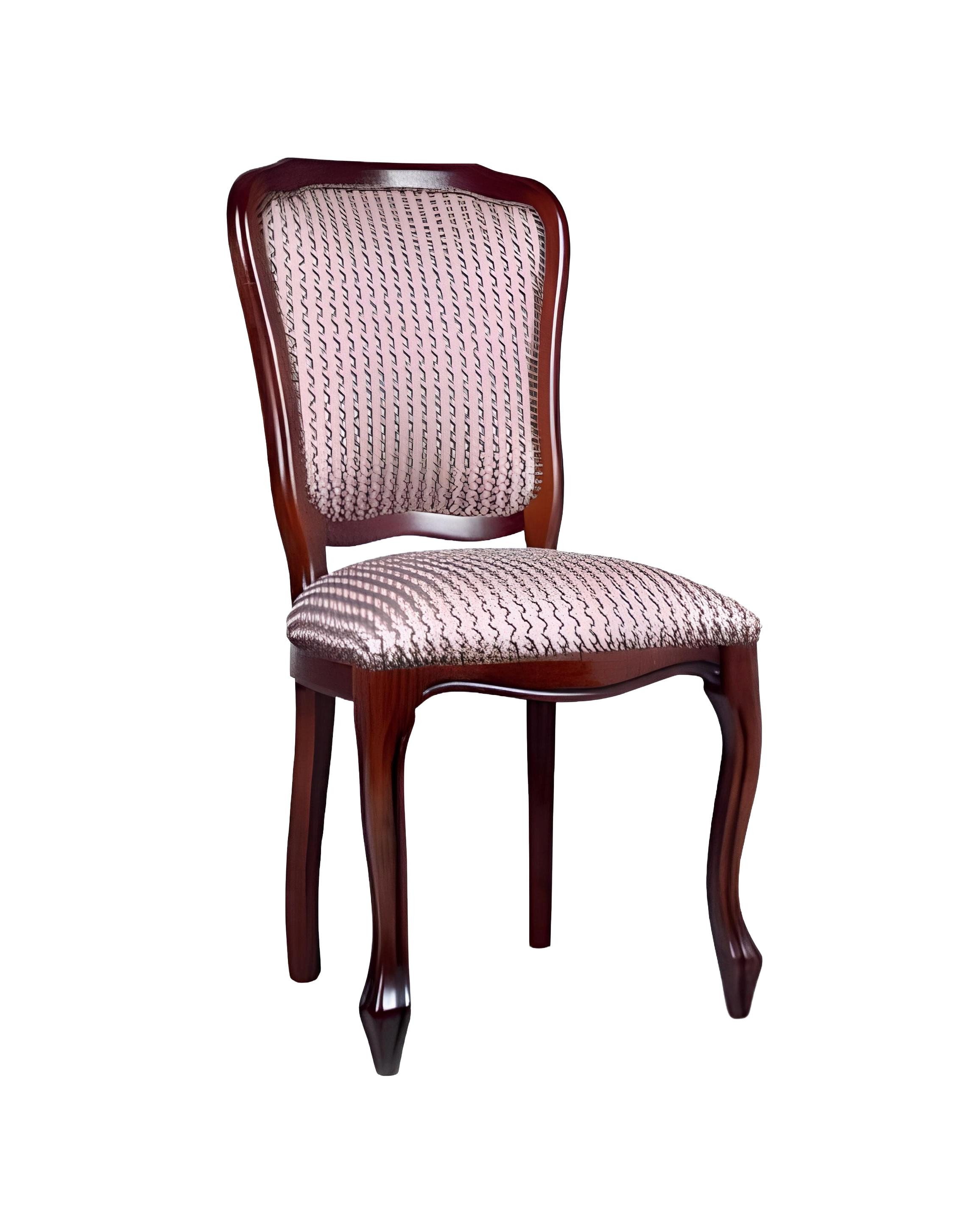 Xlmoebel Esszimmerstuhl Klassischer Lehnstuhl aus braunem Holz mit elegantem Design (1 St), Hergestellt in Europa