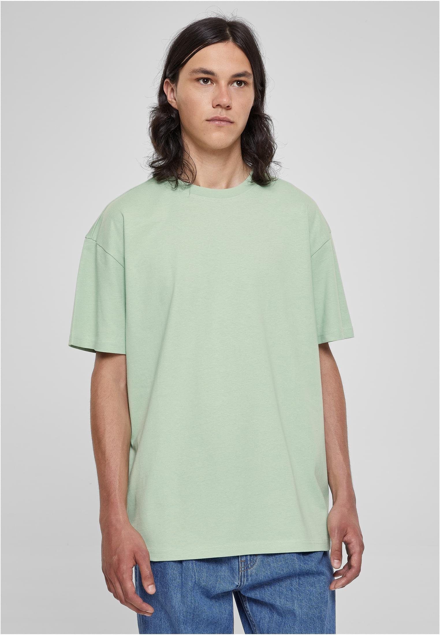 (1-tlg), Verarbeitung hochwertige Tragekomfort Oversized Herren T-Shirt Hervorragender CLASSICS Heavy URBAN Tee durch