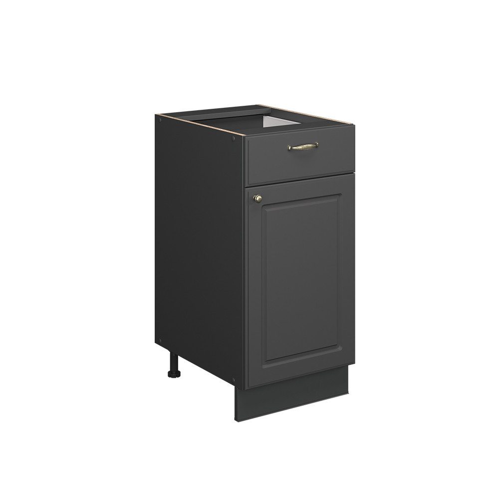 Vicco Unterschrank Fame-Line, Anthrazit-Gold Landhaus/Anthrazit, 40 günstig online kaufen