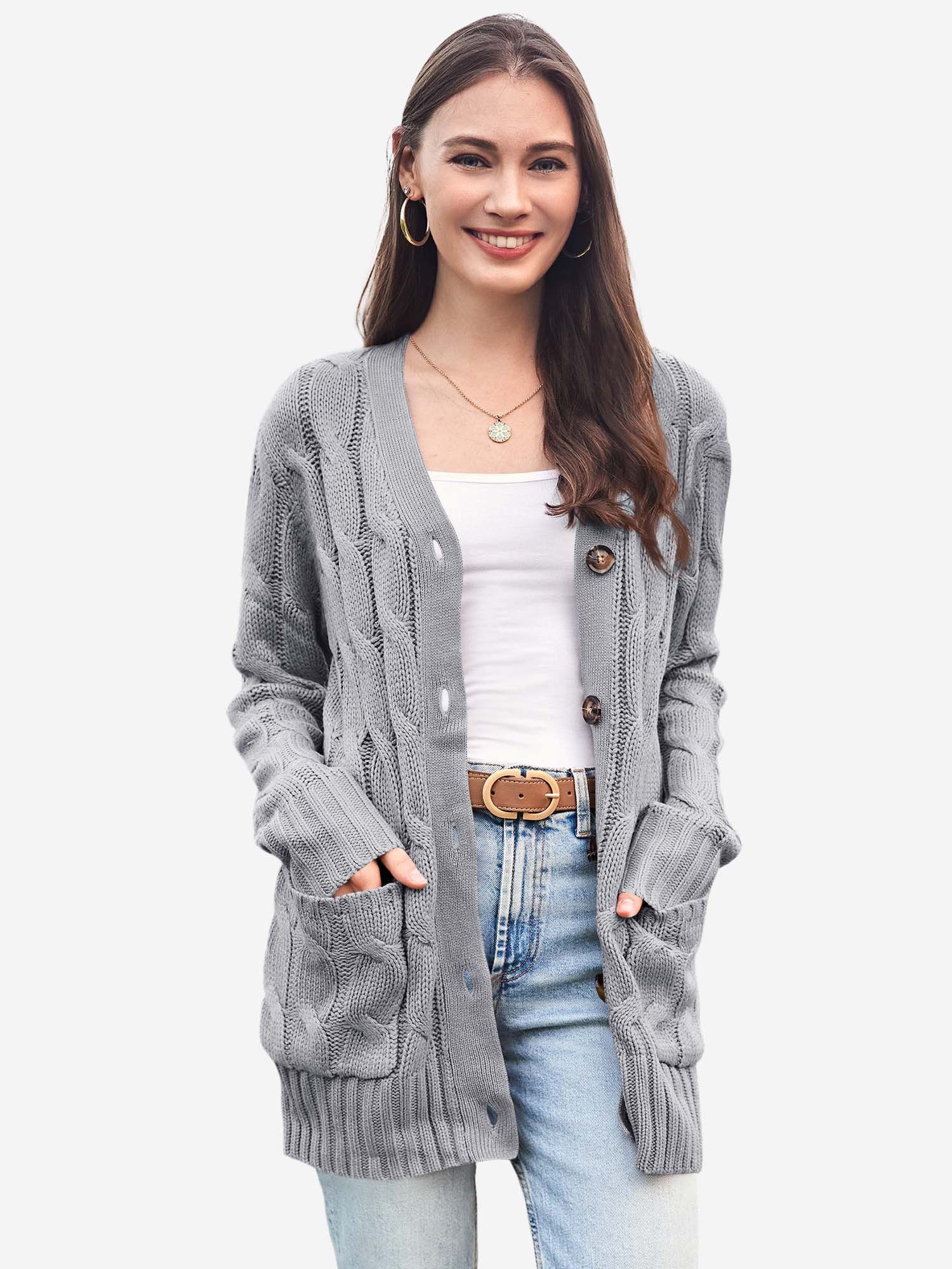 Imily Bela Cardigan Damen Langarm Button-Down günstig online kaufen