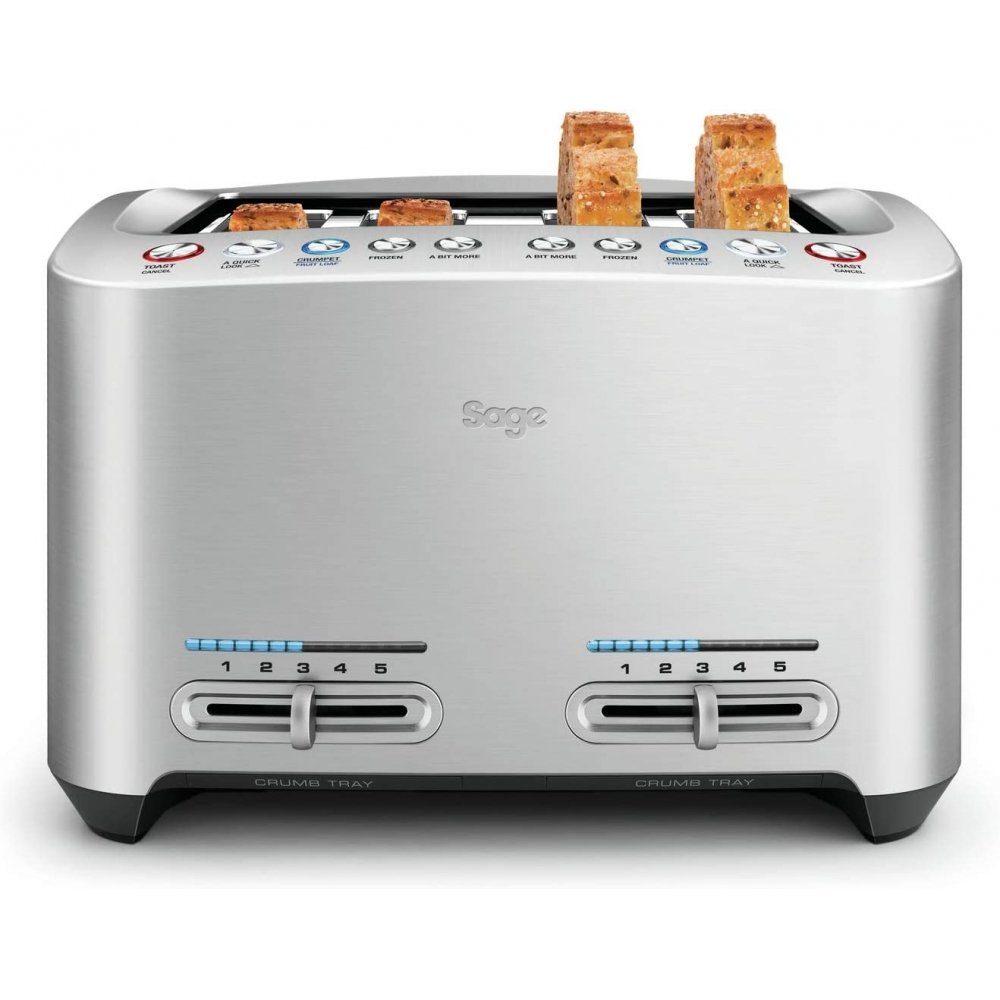 Sage - edelstahl - Toaster Toast - Toaster Slice 4 Smart
