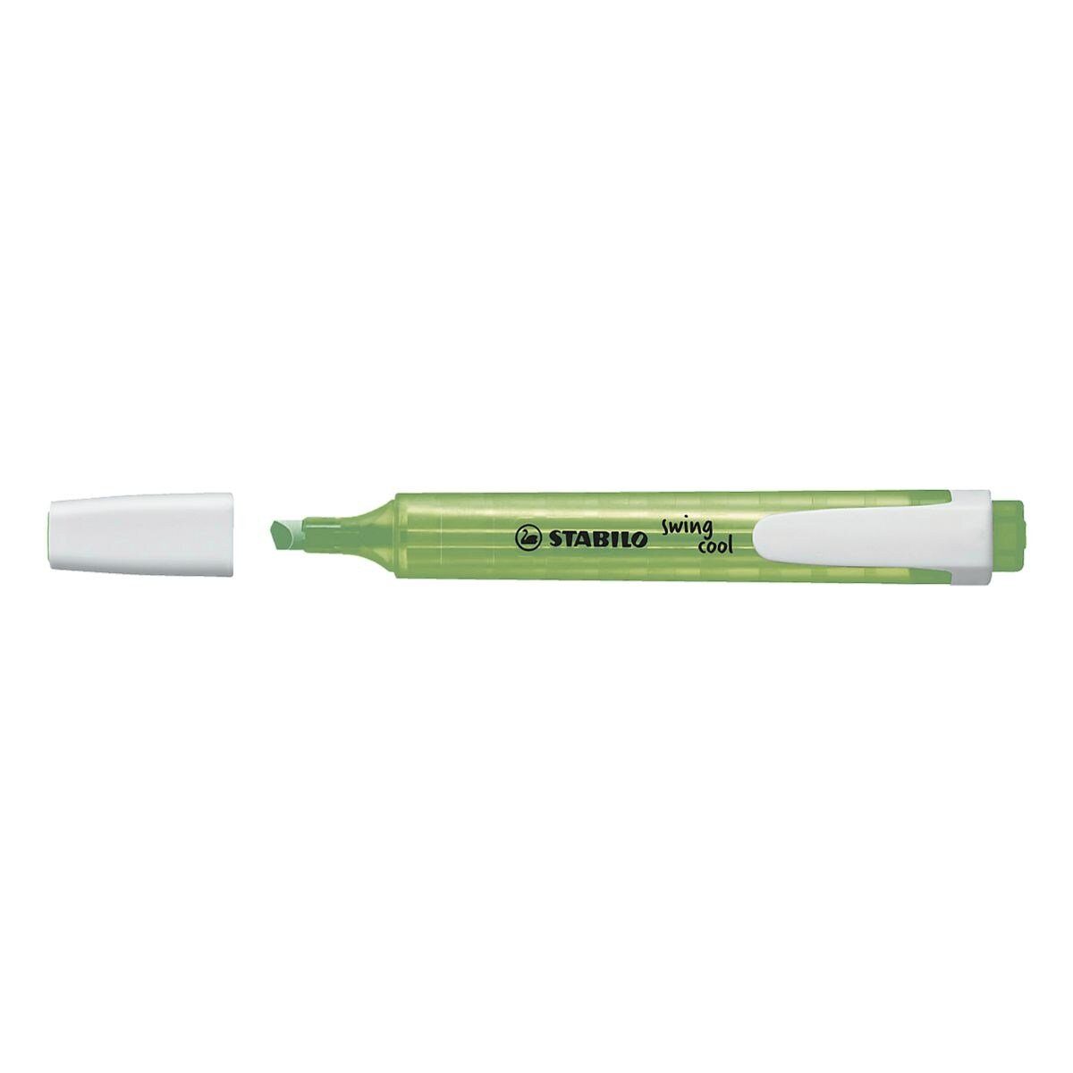 STABILO Marker swing cool, (1-tlg), leuchtstarker Textmarker grün