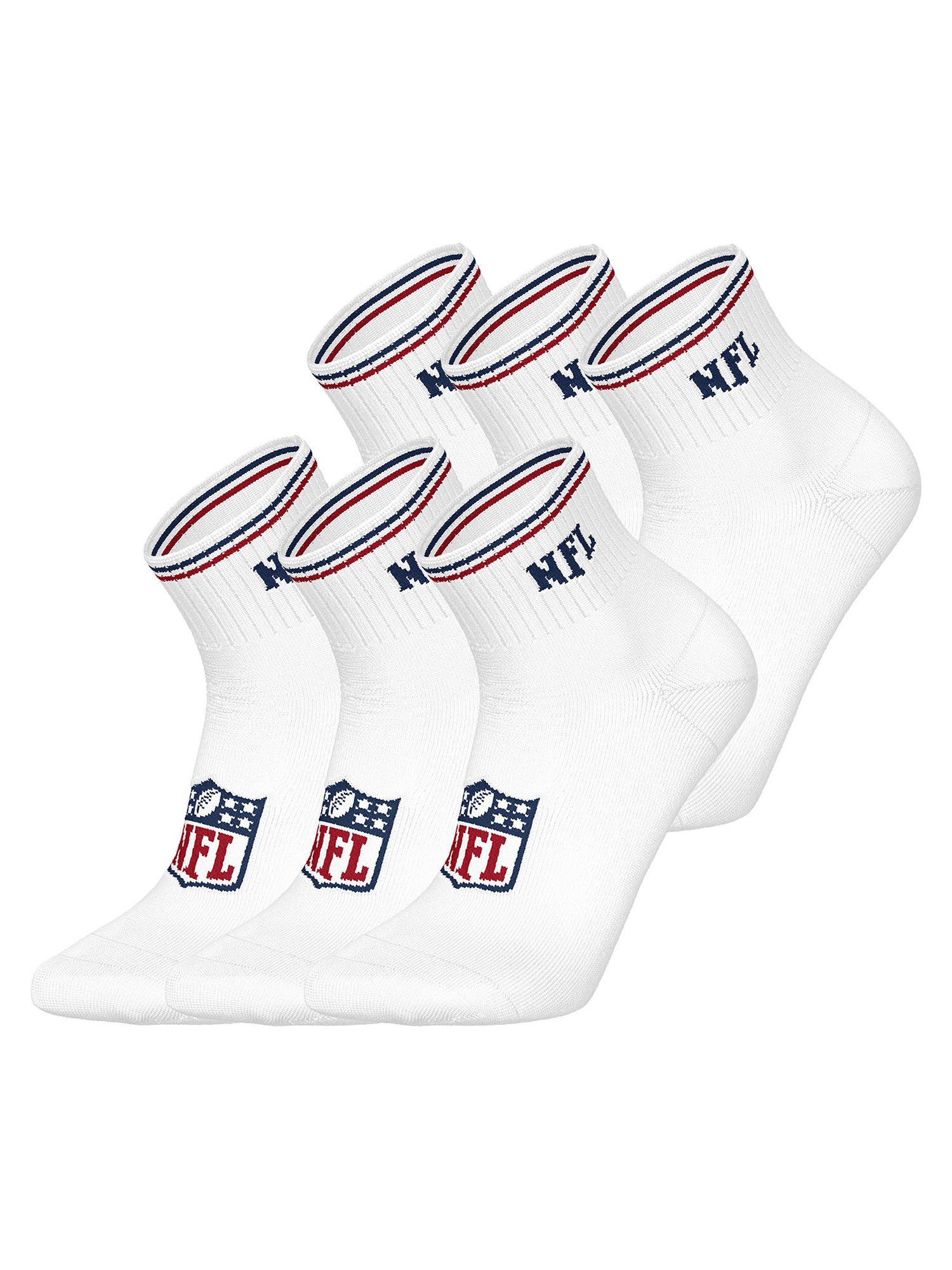 HUDDLE Freizeitsocken NFL Shield Quarter (6-Paar) Casual Шкарпетки, Alltagssocken