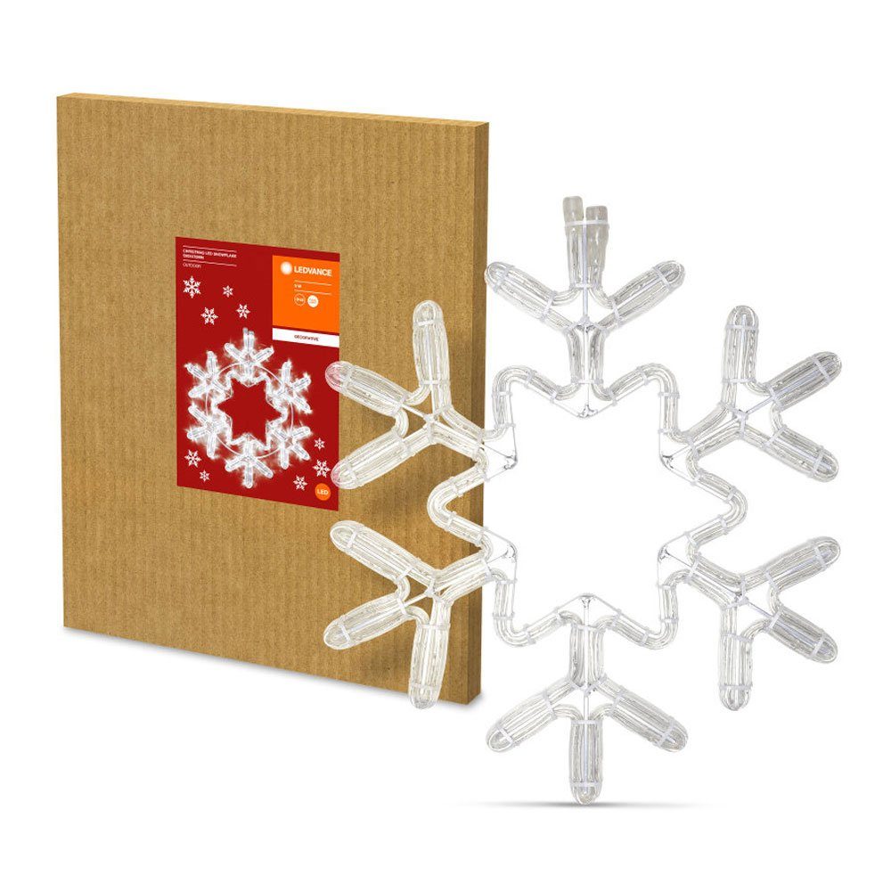 Ledvance LED AußenWandleuchte Weihnachtsbeleuchtung Außen Schneeflocke