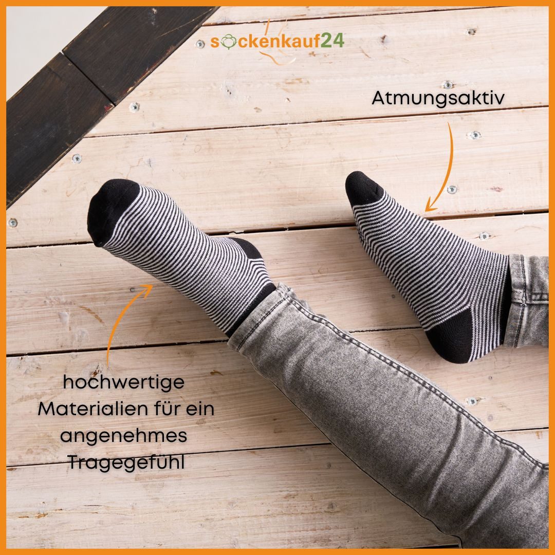sockenkauf24 Sneakersocken 10 Paar Kinder Sneaker Socken Jungen & Mädchen Baumwolle Kindersocken (56568, 23-26) WP – Bild 3 von 5