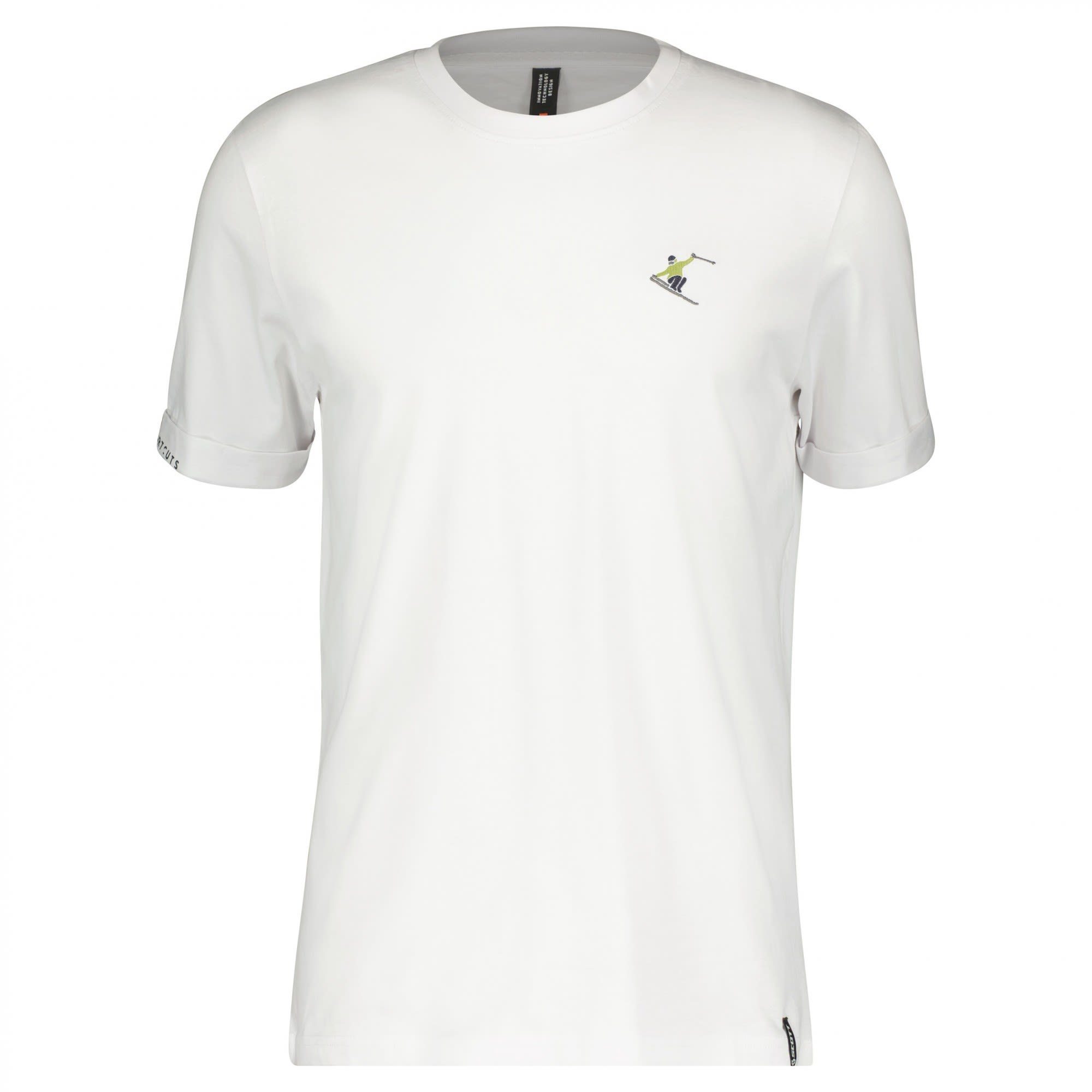 Scott T-Shirt Scott M Division S/sl Tee Herren Kurzarm-Shirt White