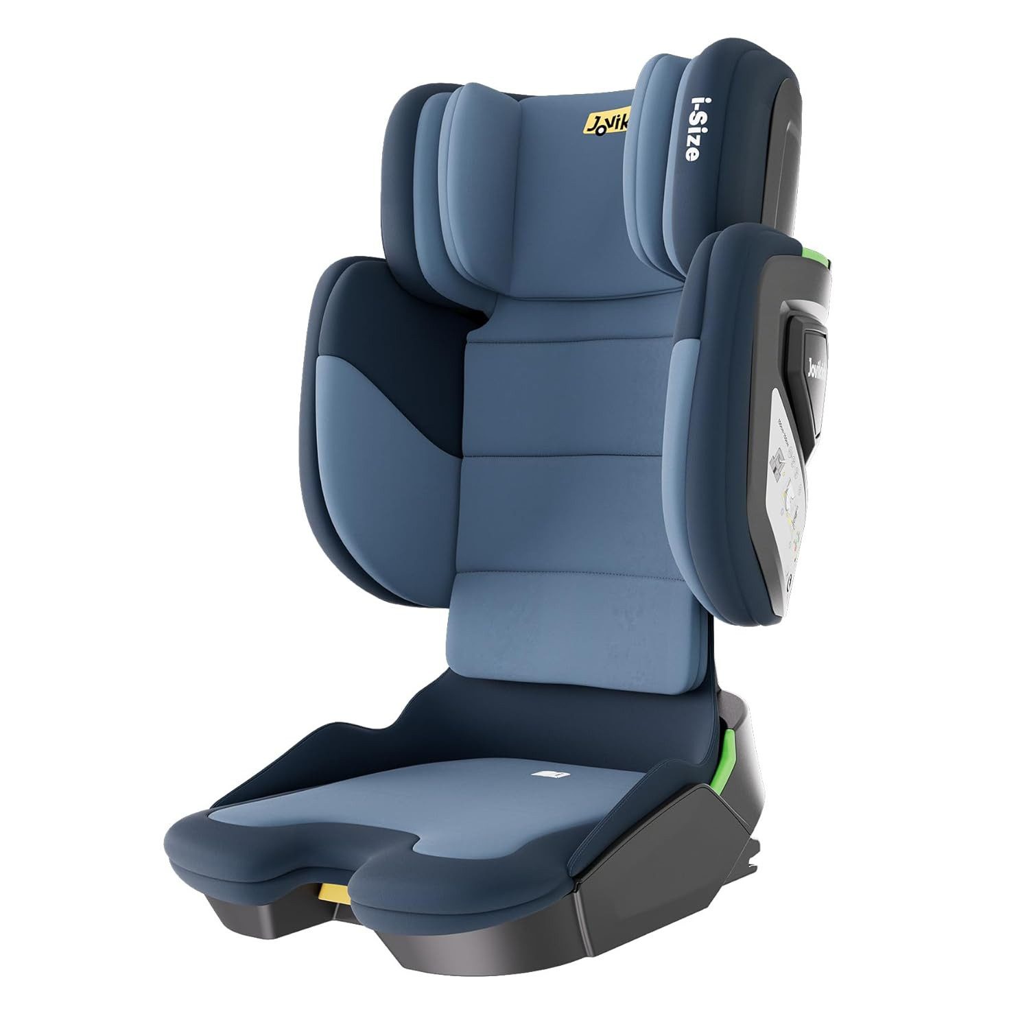 ibettertec Autokindersitz Faltbar Kindersitz mit ISOFIX, i-Size R129, ab: 100 cm, bis: 150 cm, (Kinderautositze ca. 3-12 Jahre), Kindersitzerhöhung mit Rückenlehne, Geeignet für Reisen