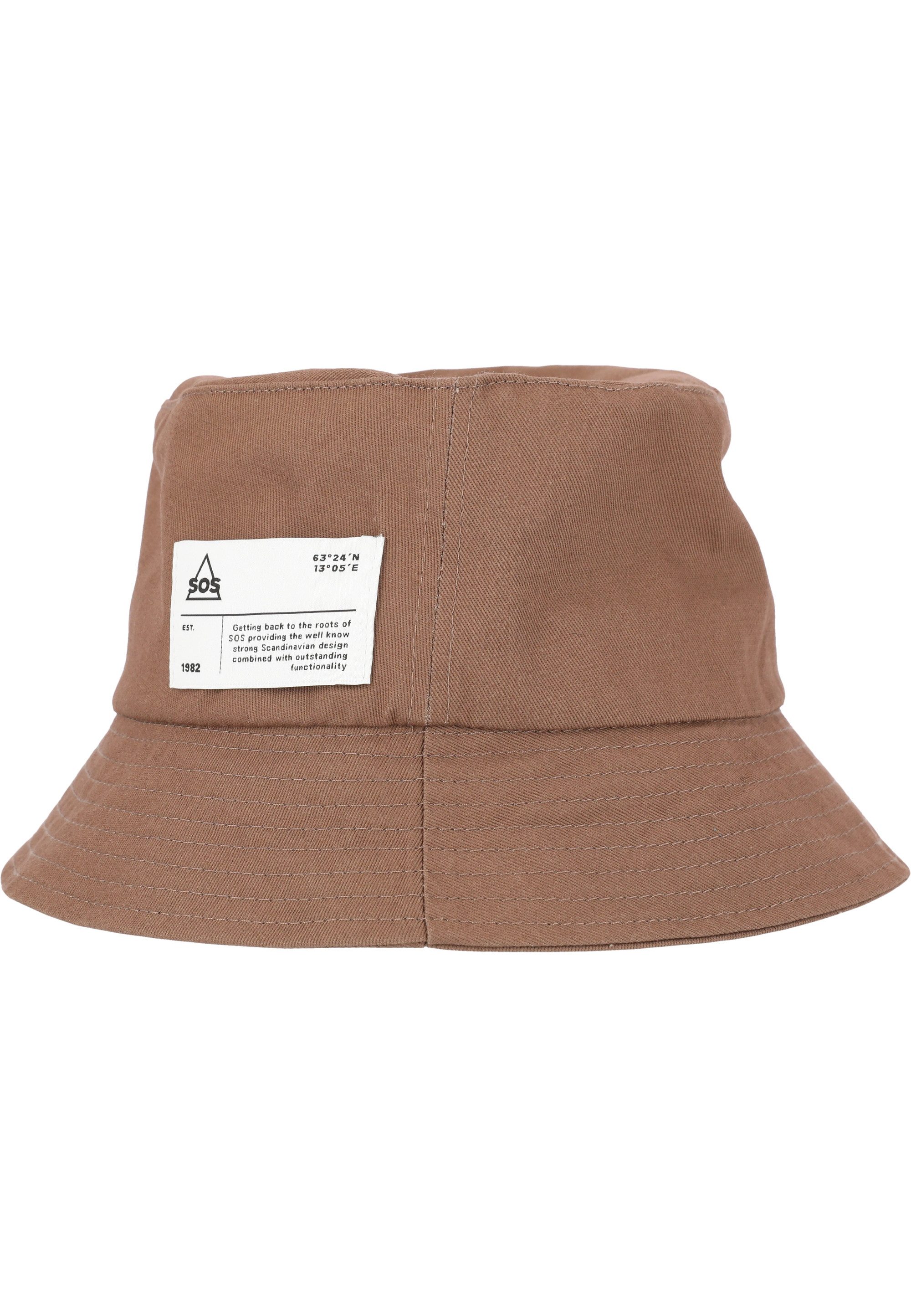 SOS Strohhut Dovre mit trendigem Logopatch