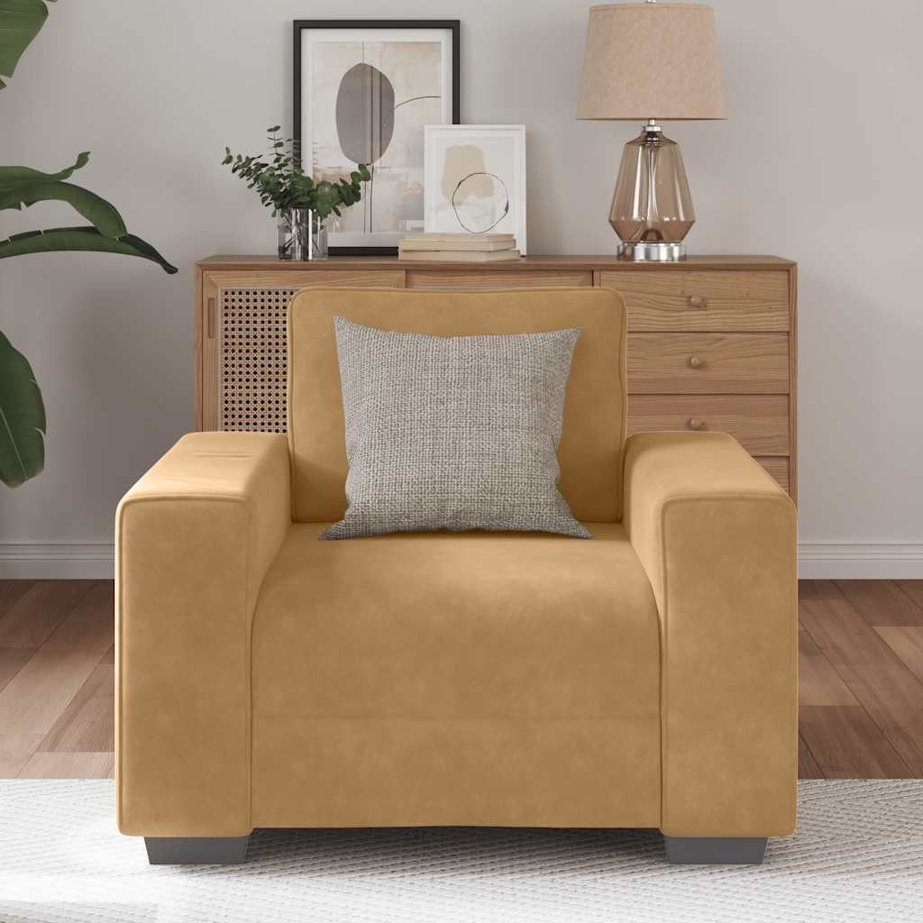 vidaXL Sofa Sessel Braun 60 cm günstig online kaufen