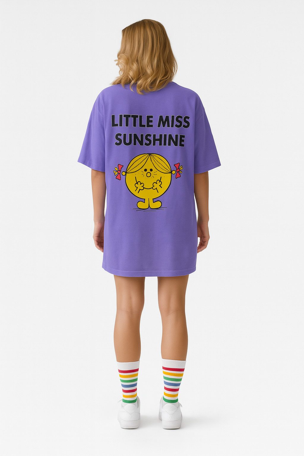 Worldclassca T-Shirt Worldclassca Oversized SUNSHINE Print T-Shirt lang Tee günstig online kaufen