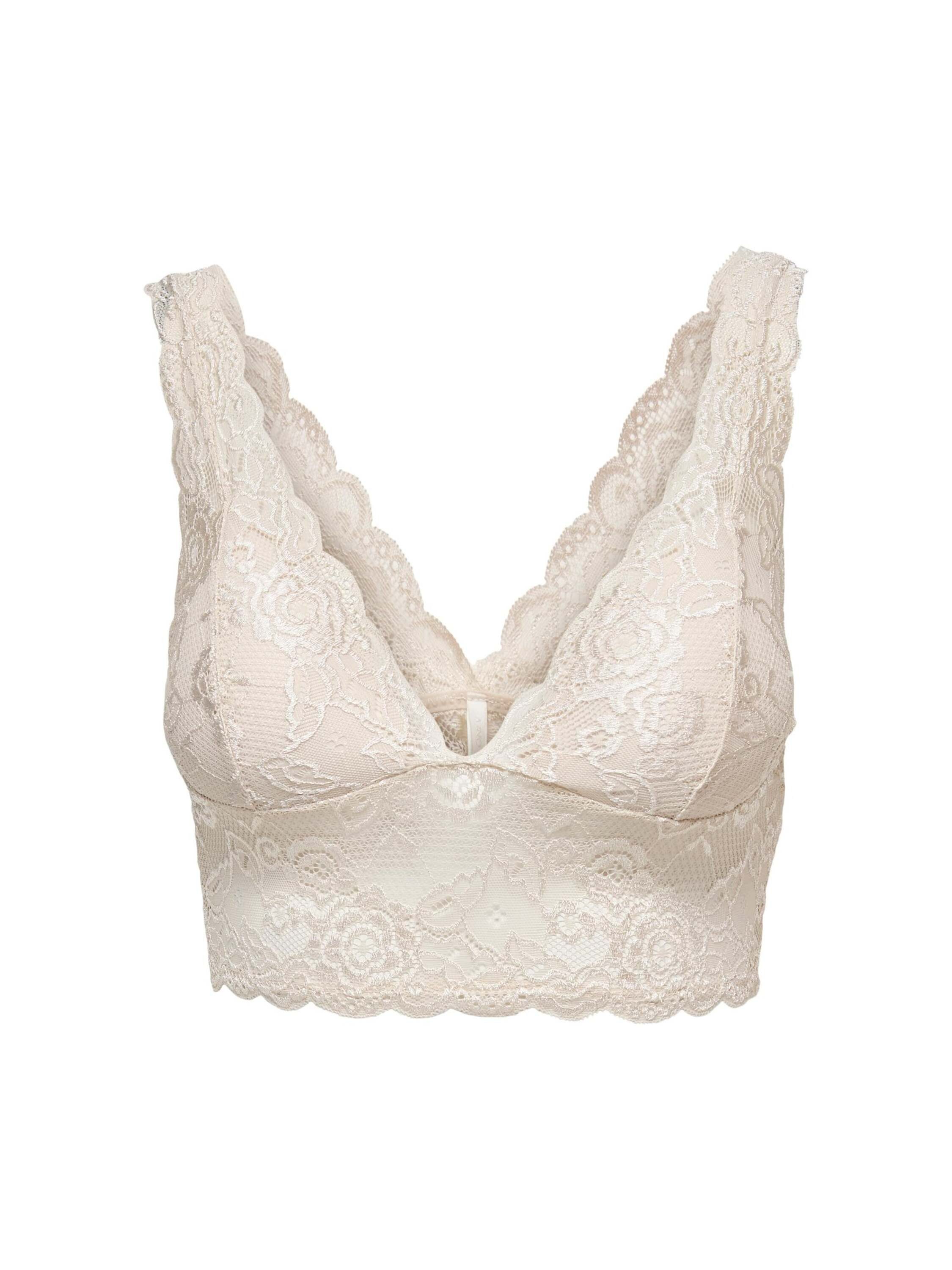 Spitzentop ONLCHLOE – Spitzen-Bra mit gepolsterten Cups und Stretch