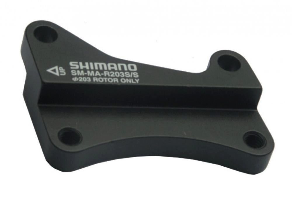 Shimano Scheibenbremse SHIMANO Scheibenbremsadapter Hinten IS IS 203 mm Scheibenbremsadapter