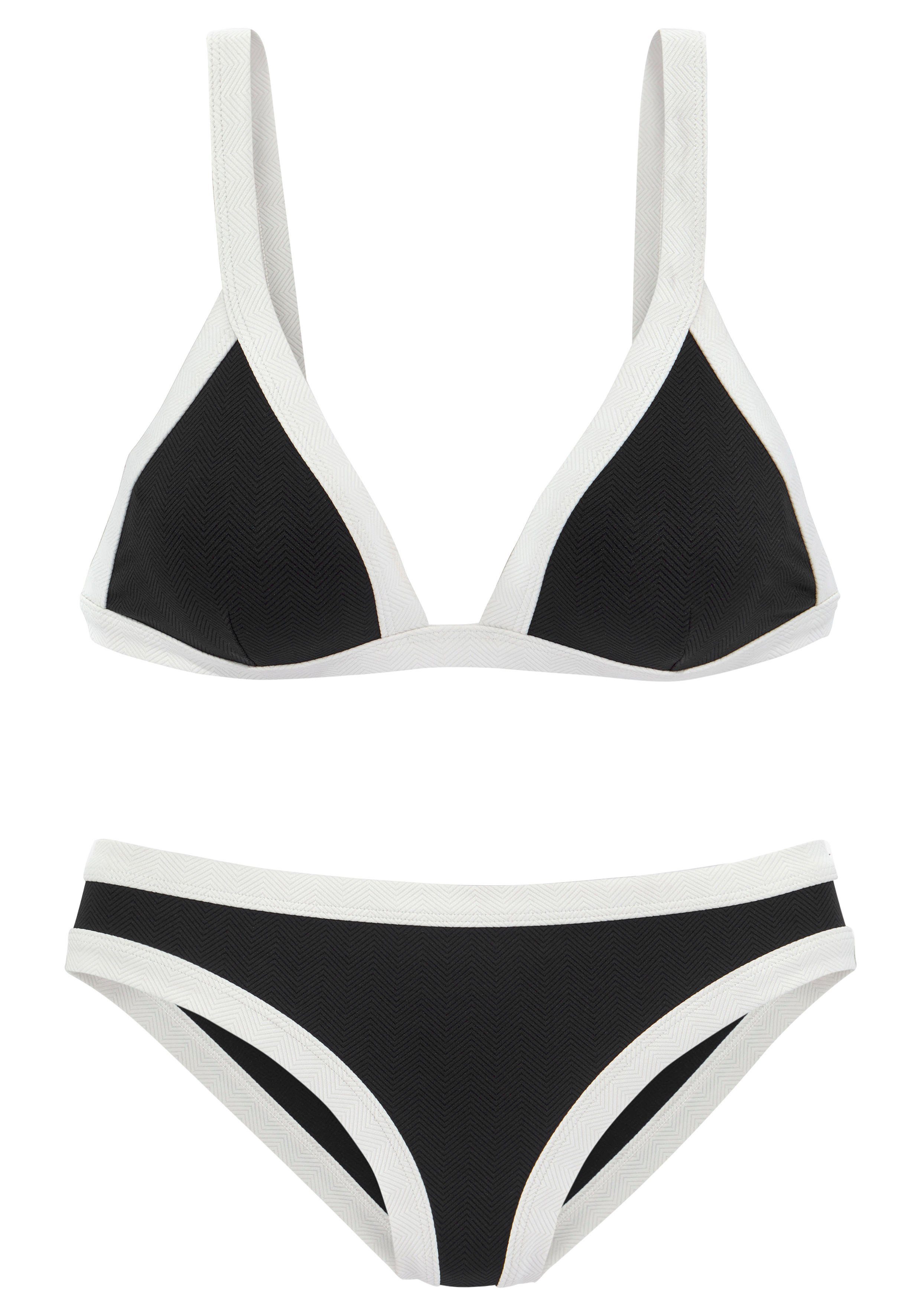 Venice Beach Triangel-Bikini aus strukturierem Material. Reduzierter Preis € 39,99. Unverbindliche Preisempfehlung € 59,99