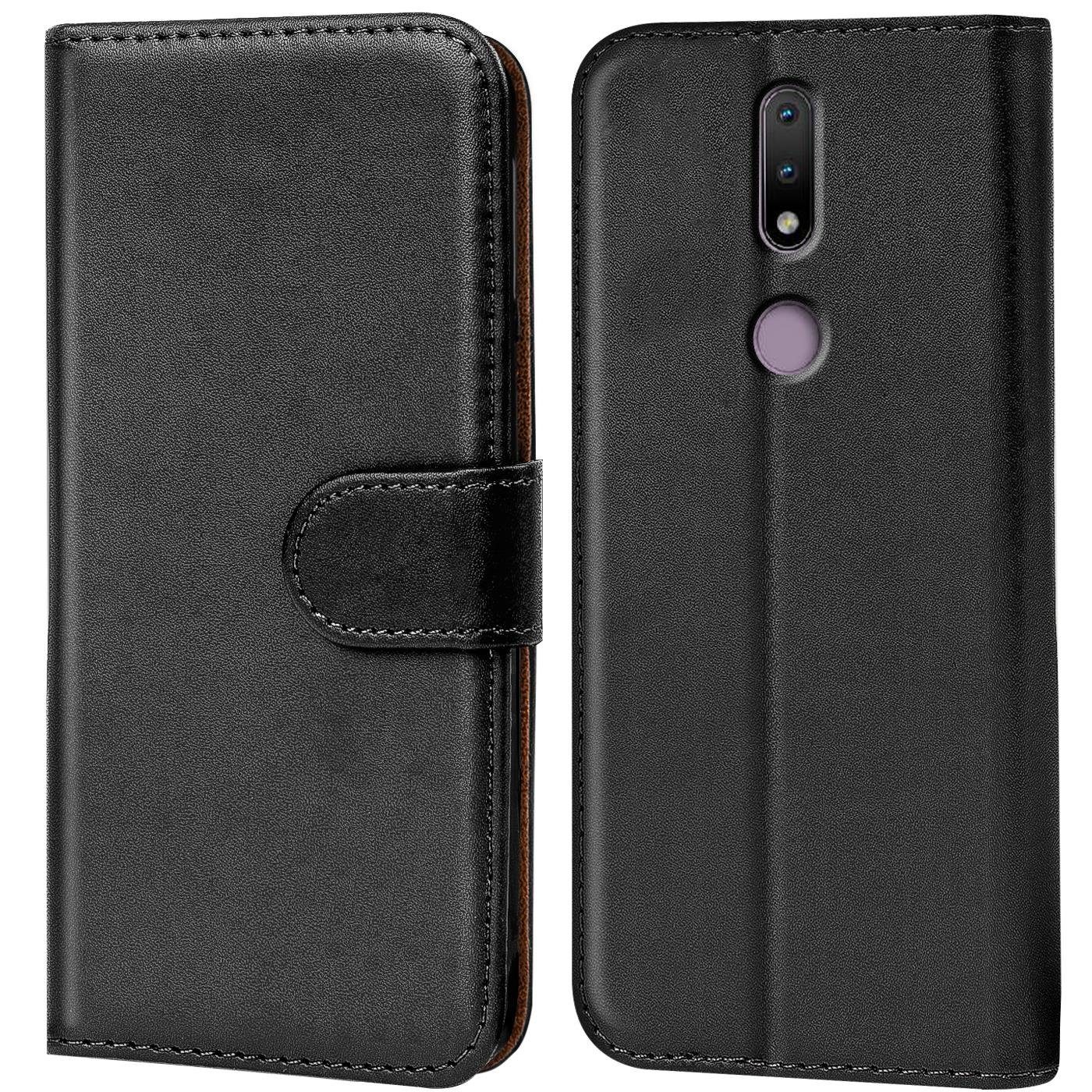 CoolGadget Handyhülle Book Case Handy Tasche für Nokia 2.4 6,5 Zoll, Hülle Klapphülle Flip Cover Etui Schutzhülle stoßfest