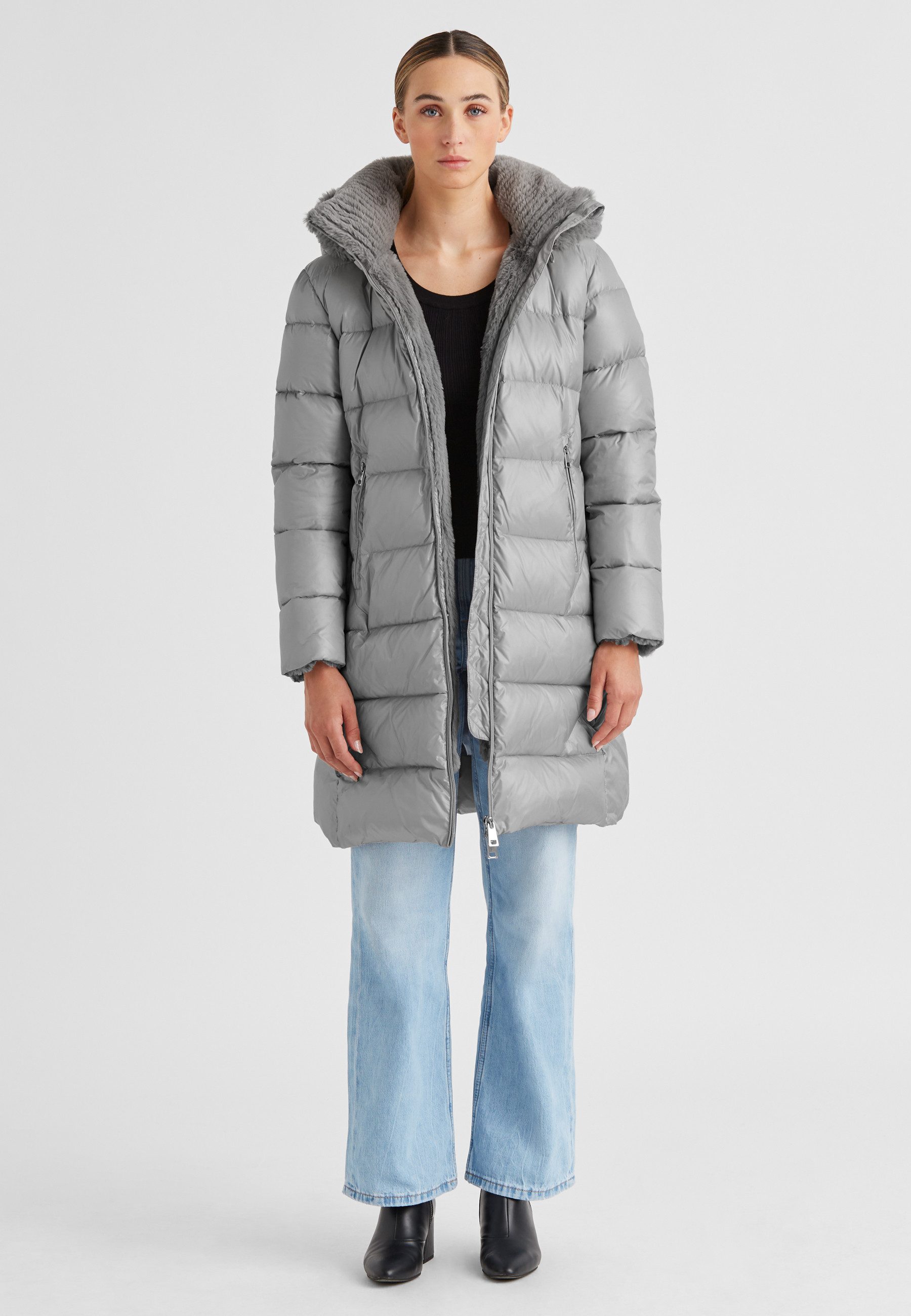 Milestone Steppmantel MSRocky Damen Steppjacke Lang günstig online kaufen