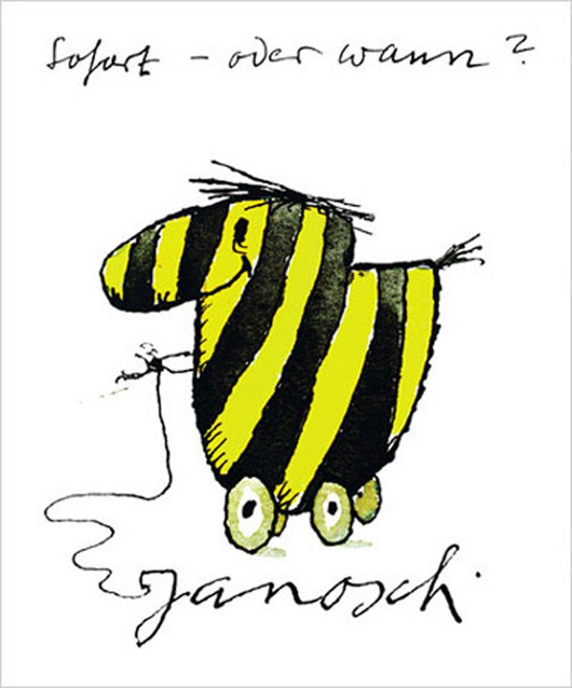 Kunstdruck Janosch - Kunstdruck - Tigerente sofort