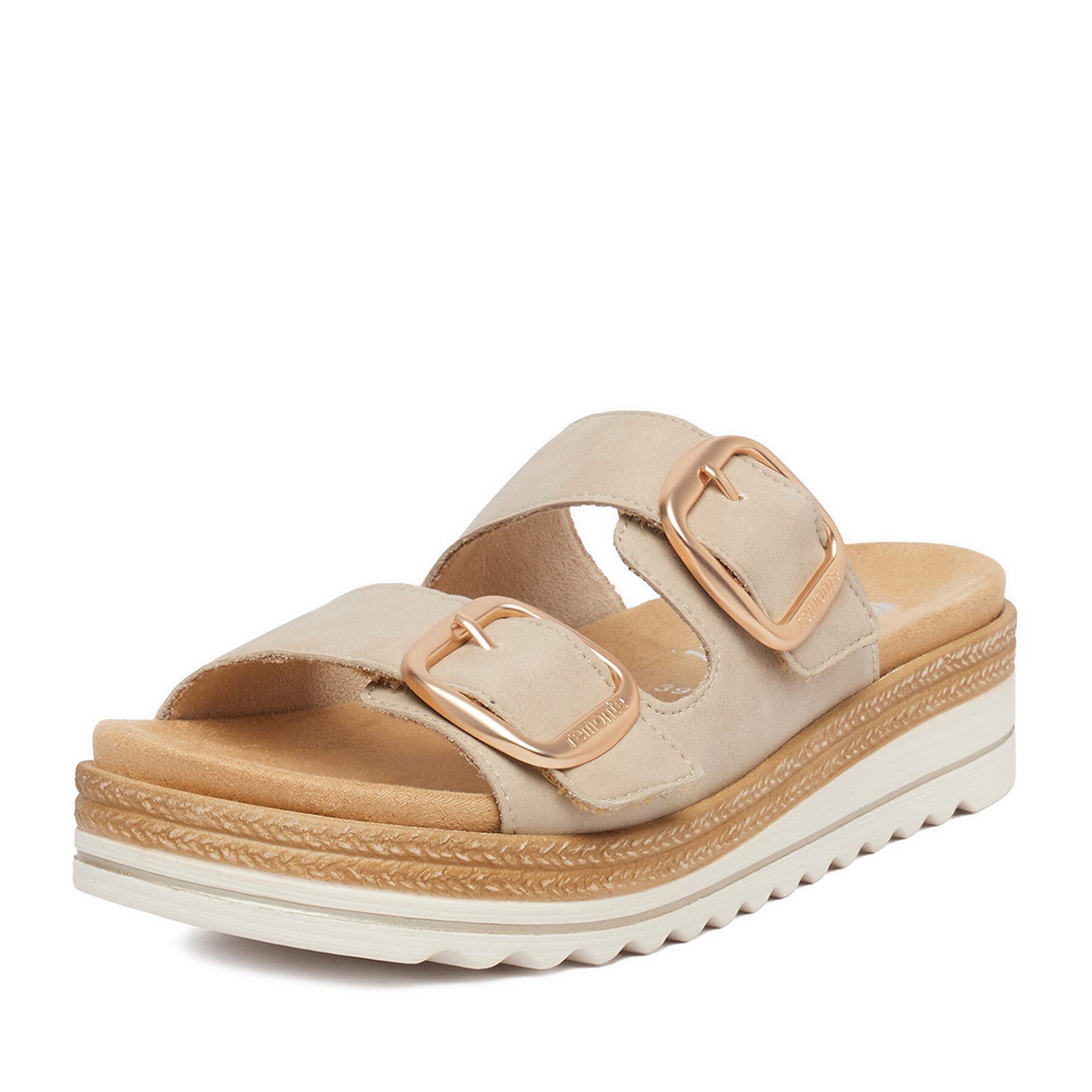 Remonte Remonte Damen-Flip-Flops Beige Badepantolette