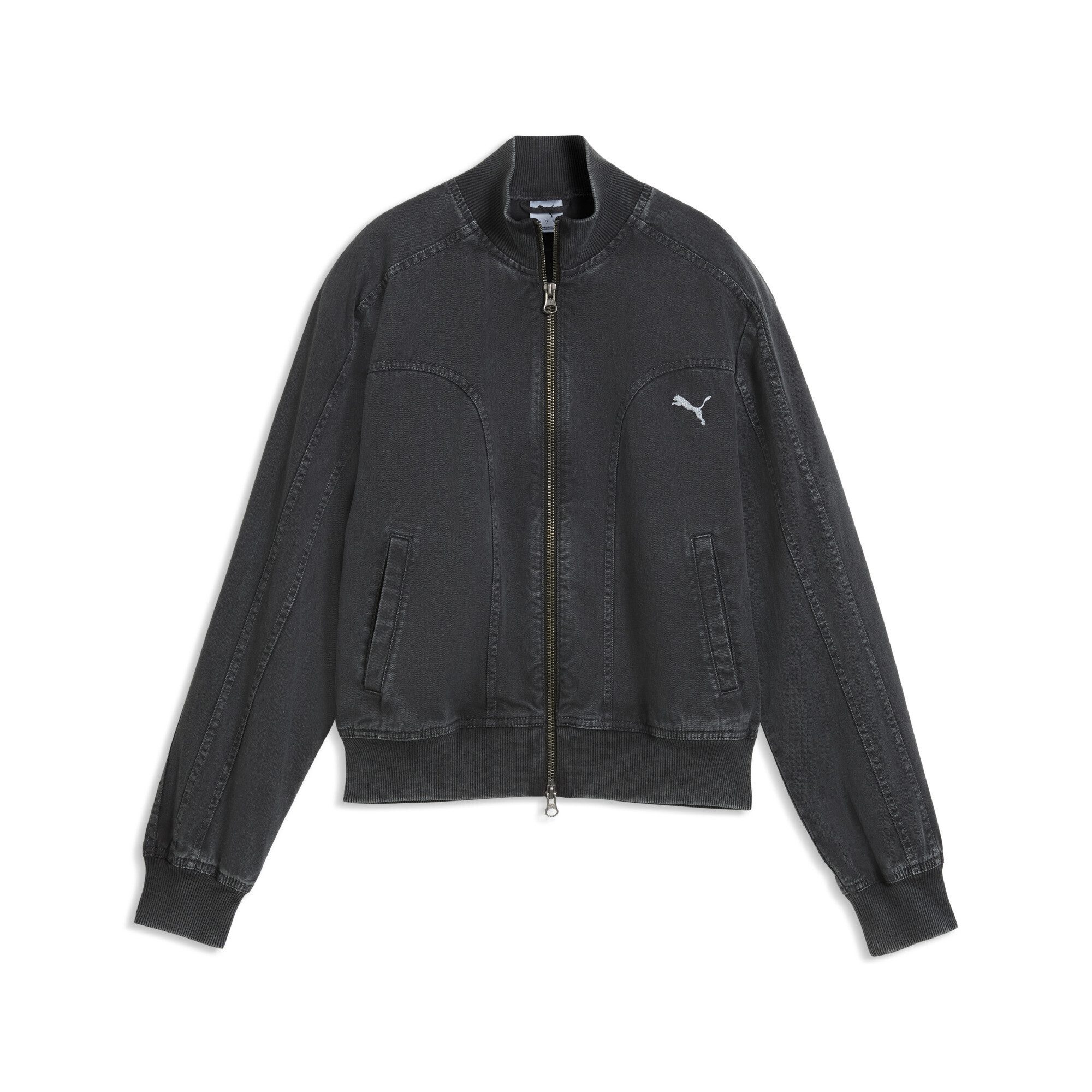 PUMA Trainingsjacke FUTURE.PUMA.ARCHIVE Washed Twill Kurze Jacke Damen