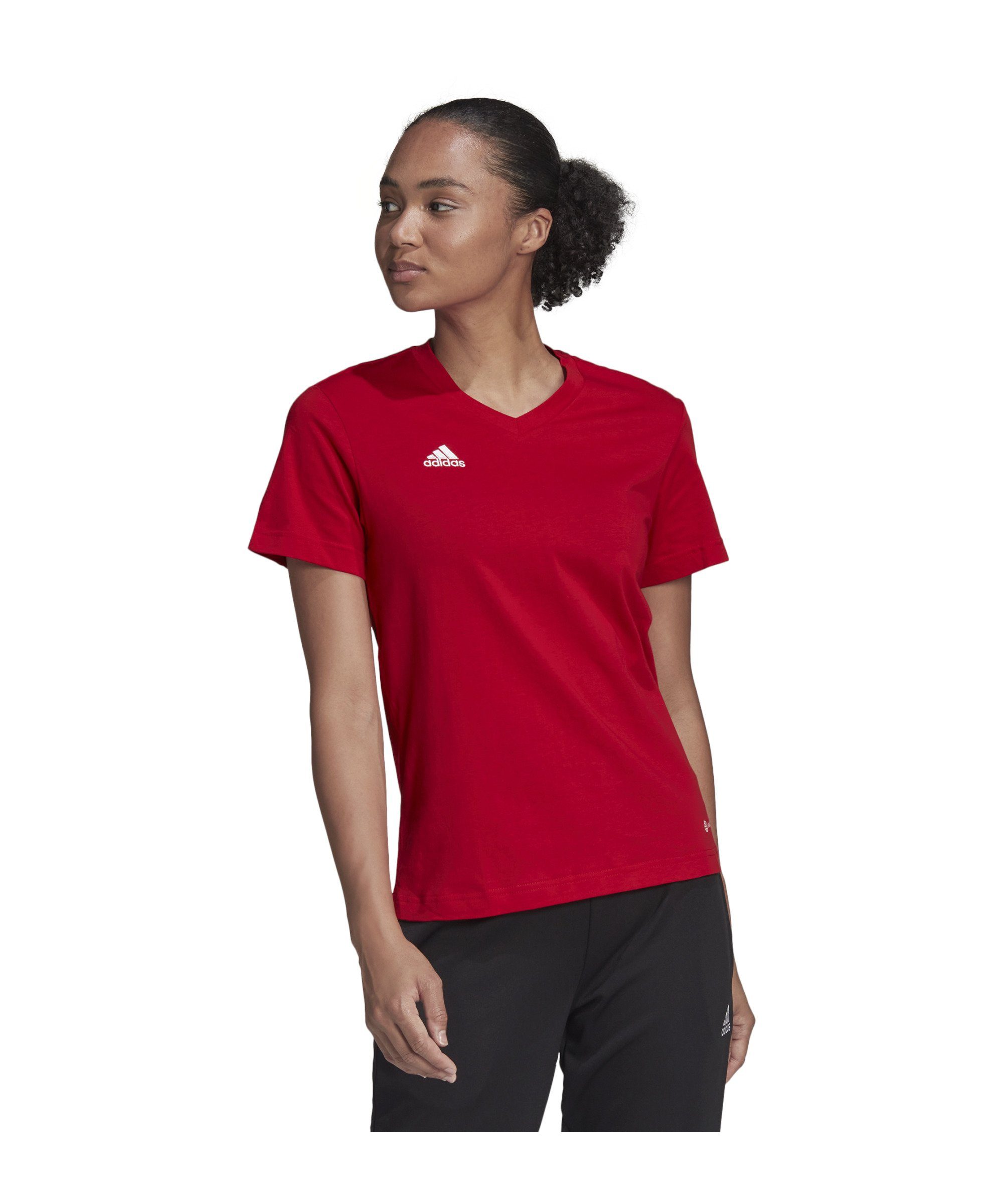 adidas Performance T-Shirt adidas Performance Entrada 22 T-Shirt Damen Baumwolle – Bild 4 von 4