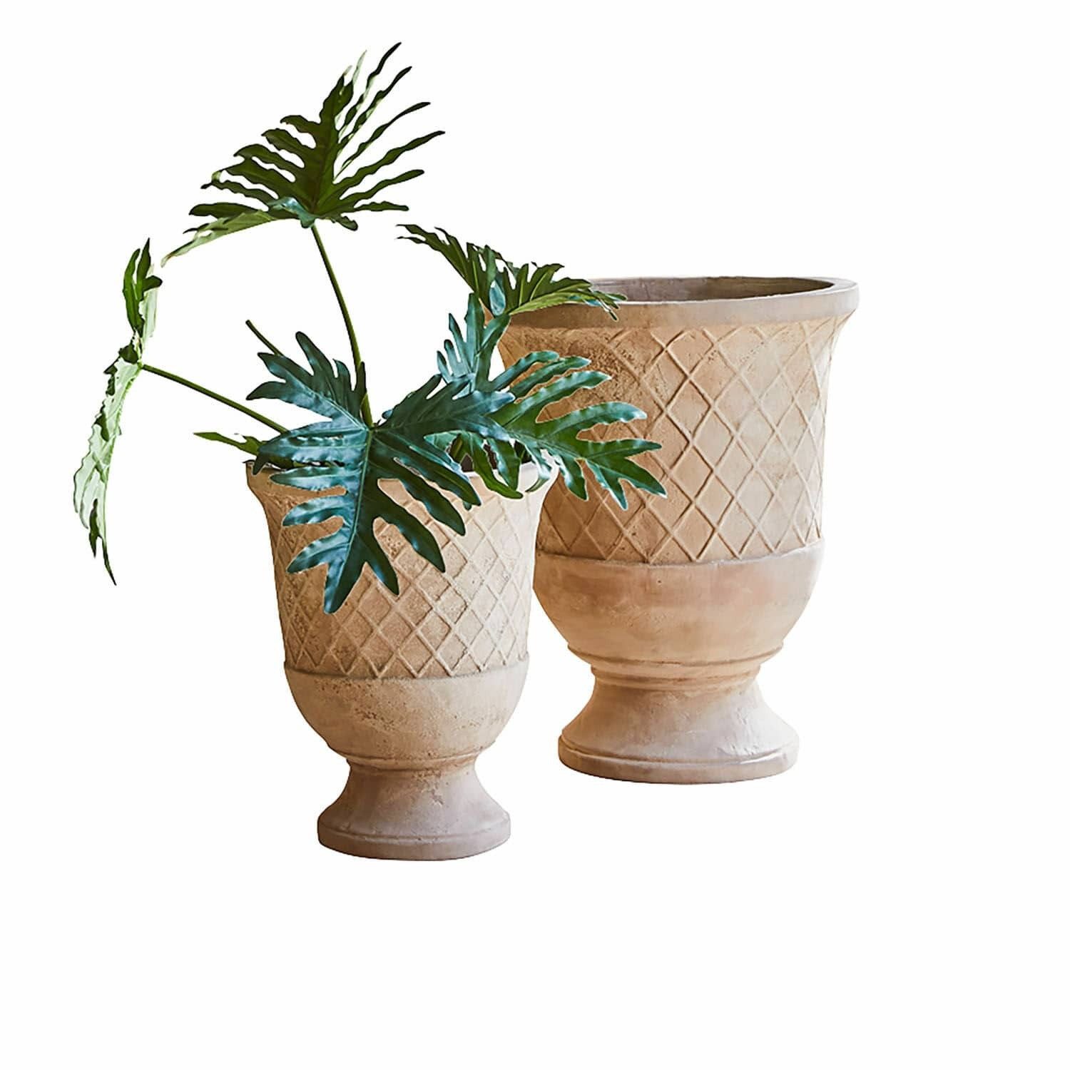 Mirabeau Übertopf Übertopf 2er Set Kivolex braun