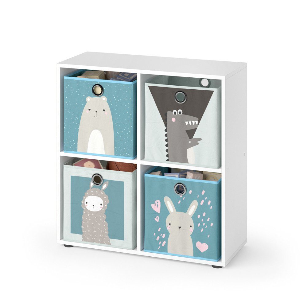 Vicco Bücherregal Tetra, Weiß, 72 x günstig online kaufen