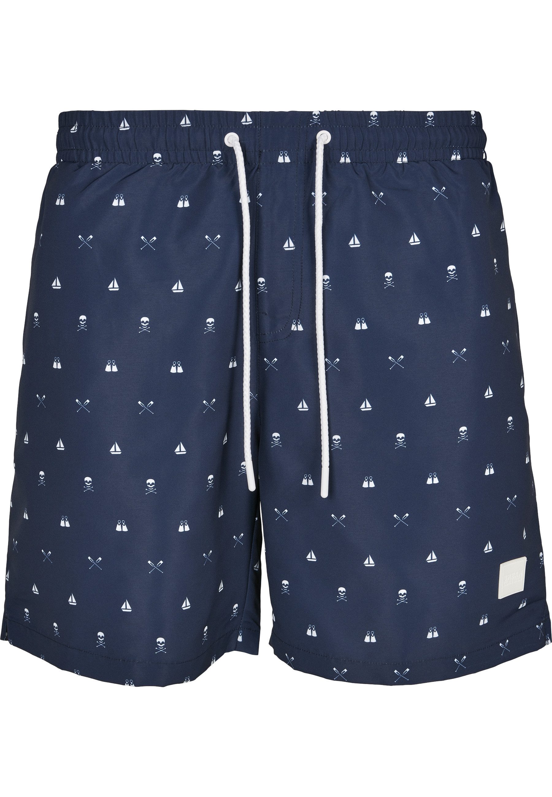 Badeshorts Urban Classics Herren Pattern Swim Shorts