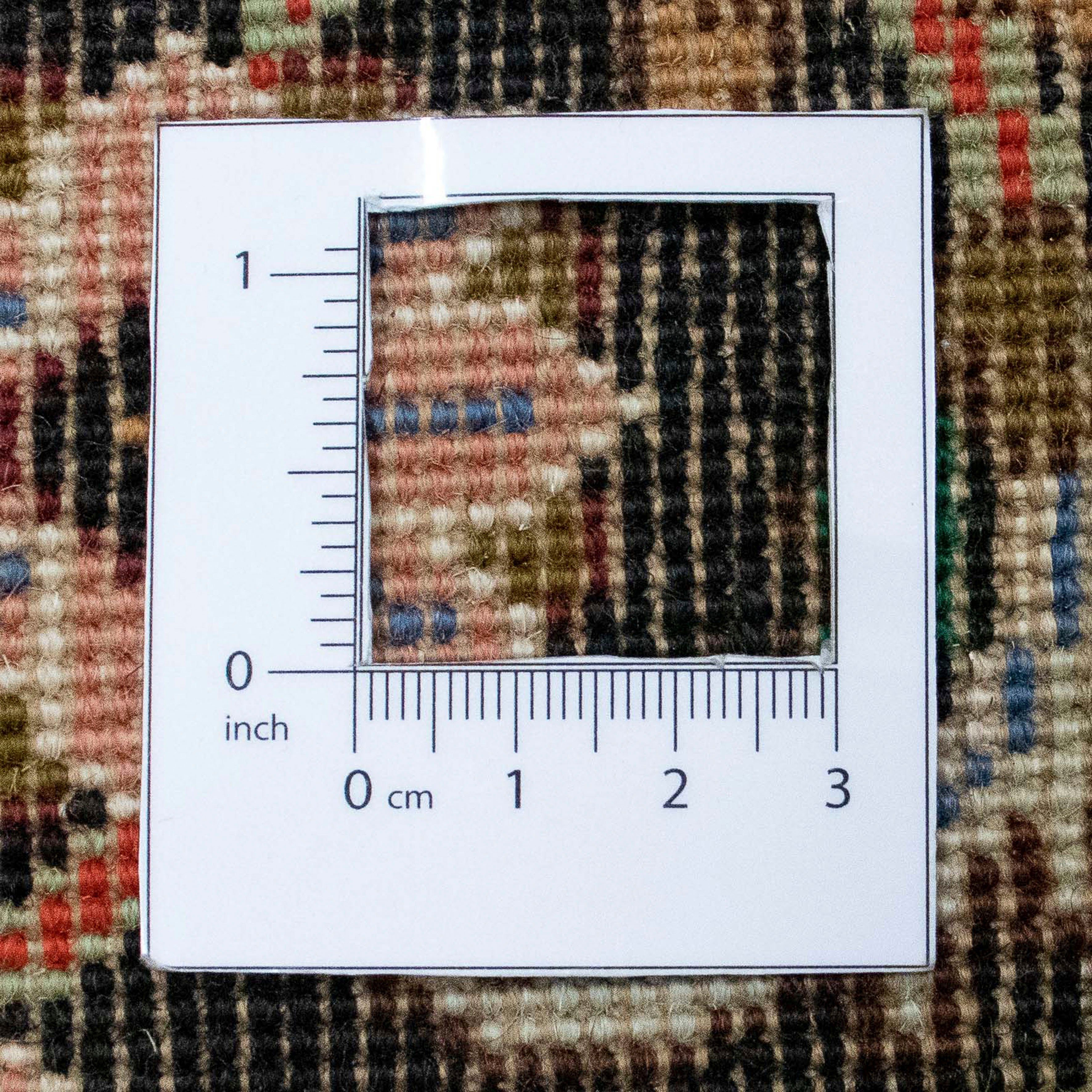 154 mm, Höhe: Zertifikat - Einzelstück - morgenland, Perser Handgeknüpft, dunkelrot, Täbriz rechteckig, Wohnzimmer, 191 - cm mit 10 Orientteppich x