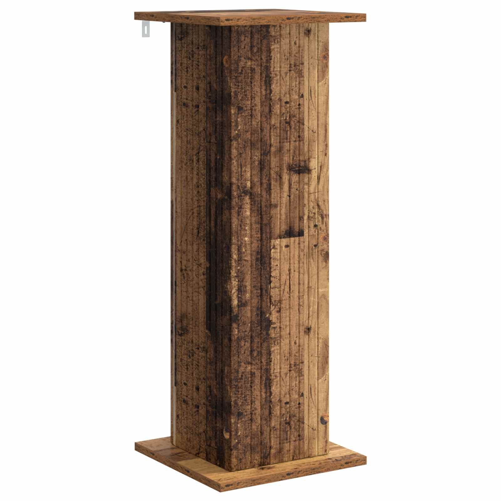 vidaXL Blumenständer Pflanzenständer Altholz 30,5 x 30 x 80,5 cm Holzwerkstoff (1 St)