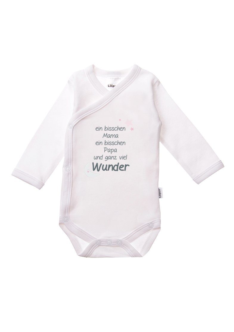 Liliput Wickelbody Mummy + Daddy (2-tlg) mit niedlichen Frontprints – Bild 3 von 5