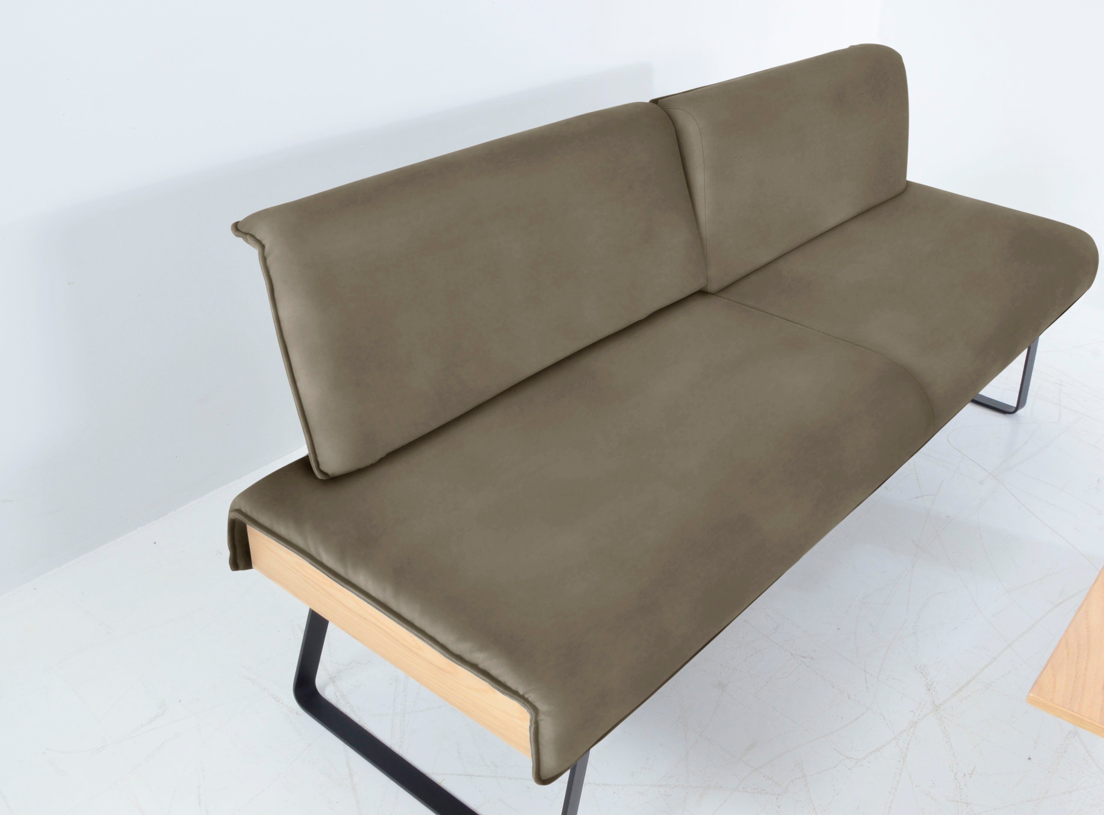 Komfort Sitzbank in oder 173 Wohnen cm II, Breite mit gepolstert & 196 Deseo Rückenneigungsverstellung, K+W