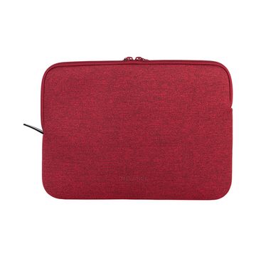 Tucano Laptop-Hülle Second Skin Mélange, Neopren Notebook Sleeve, Bordeaux Rot 12 Zoll, 12-13 Zoll Laptops