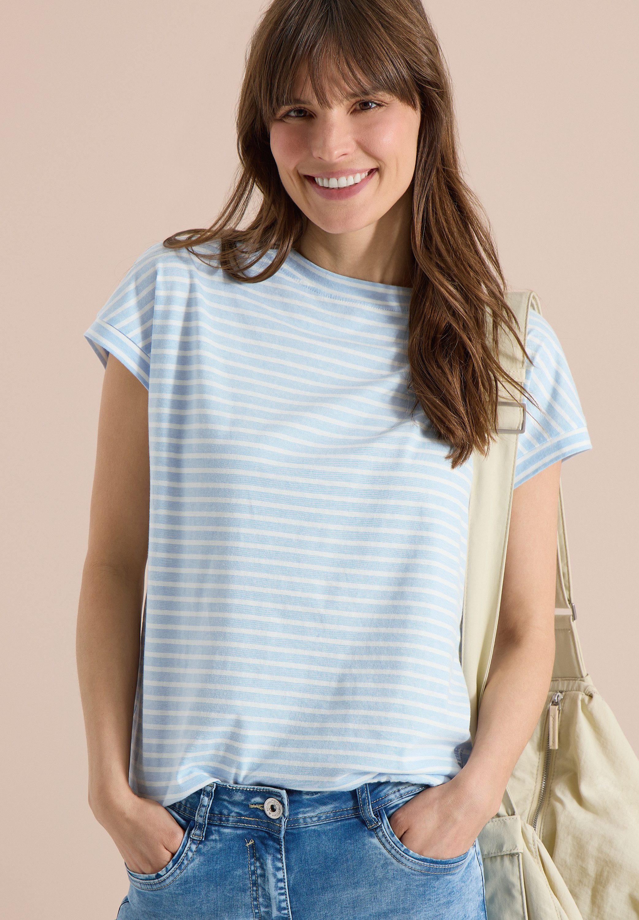 CECIL T-Shirt aus reiner Baumwolle
