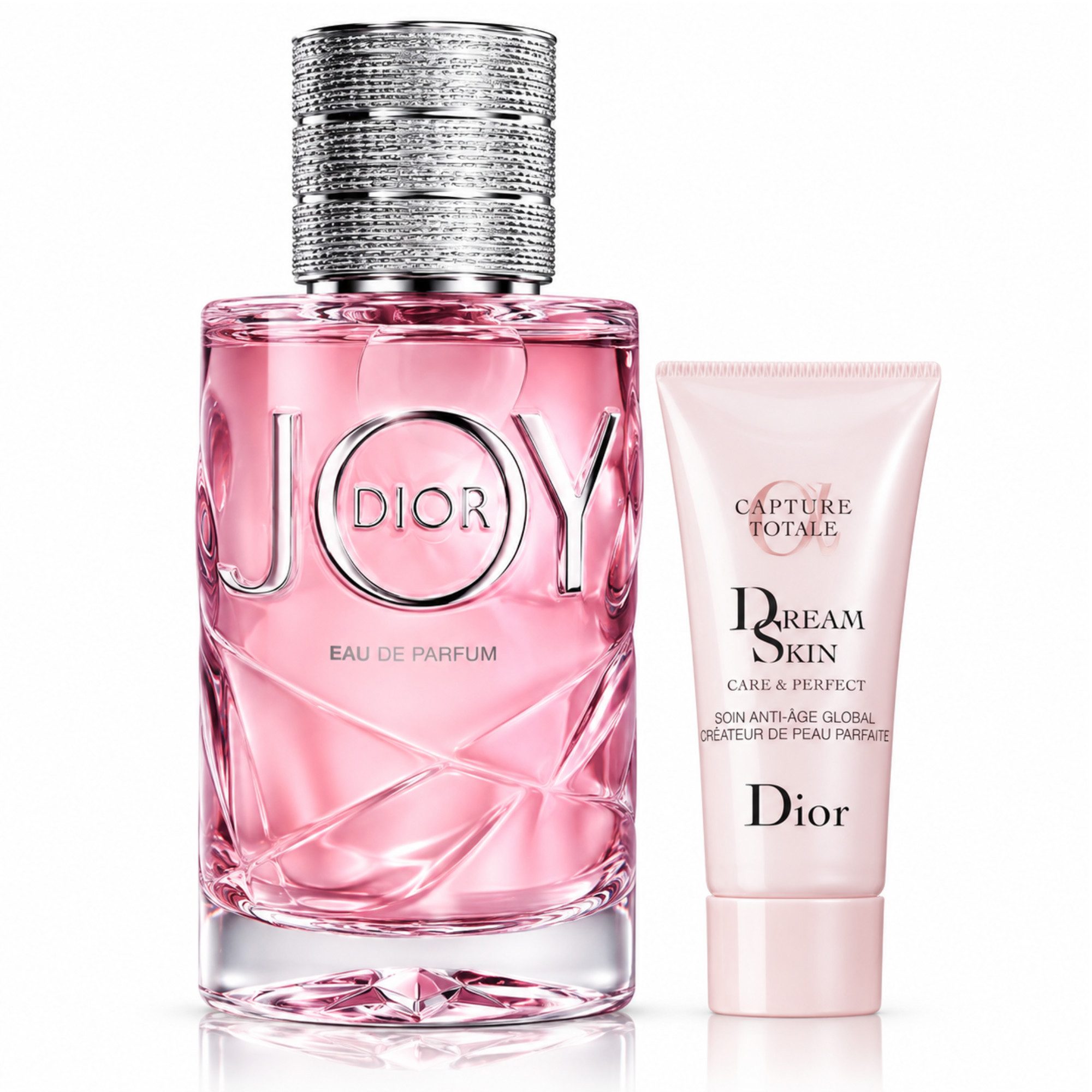 Dior Duft-Set JOY EdP 90 ml inkl. Capture Totale Dreamskin 7 ml, 2-tlg., Beauty-Duo aus floralem Duft & perfektionierender Gesichtspflege