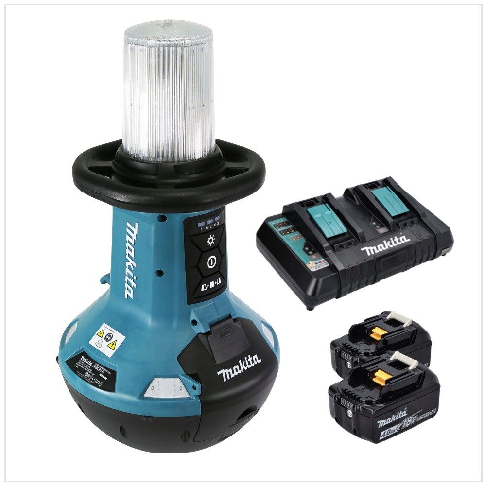 Makita Baustrahler DML 810 PM Akku LED Flächenlicht 18 / 36 V (2 x 18 V) 5500 lm IP54