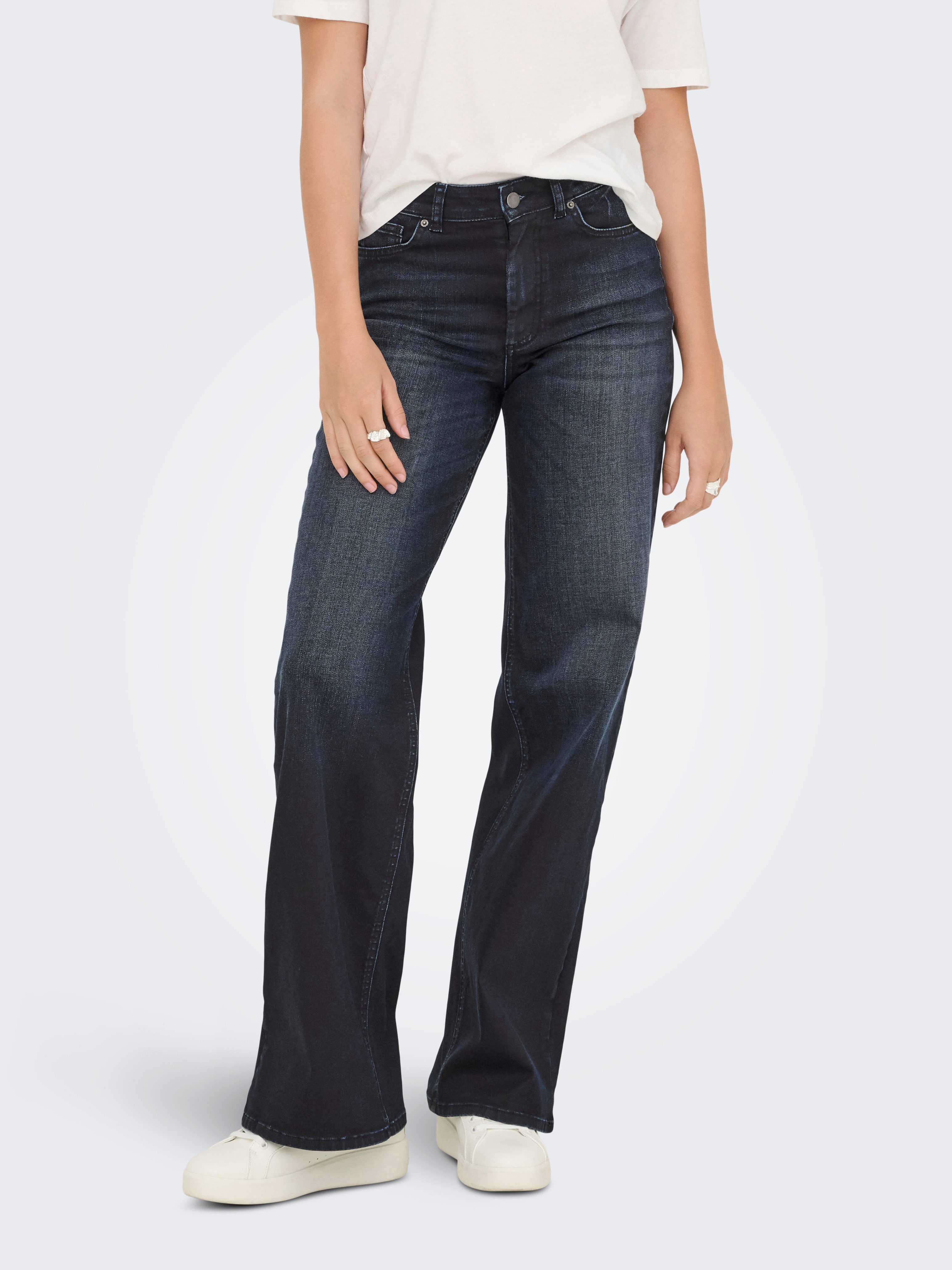 ONLY High-waist-Jeans ONLMADISON BLUSH HW WD COAT DNM REA6NOOS