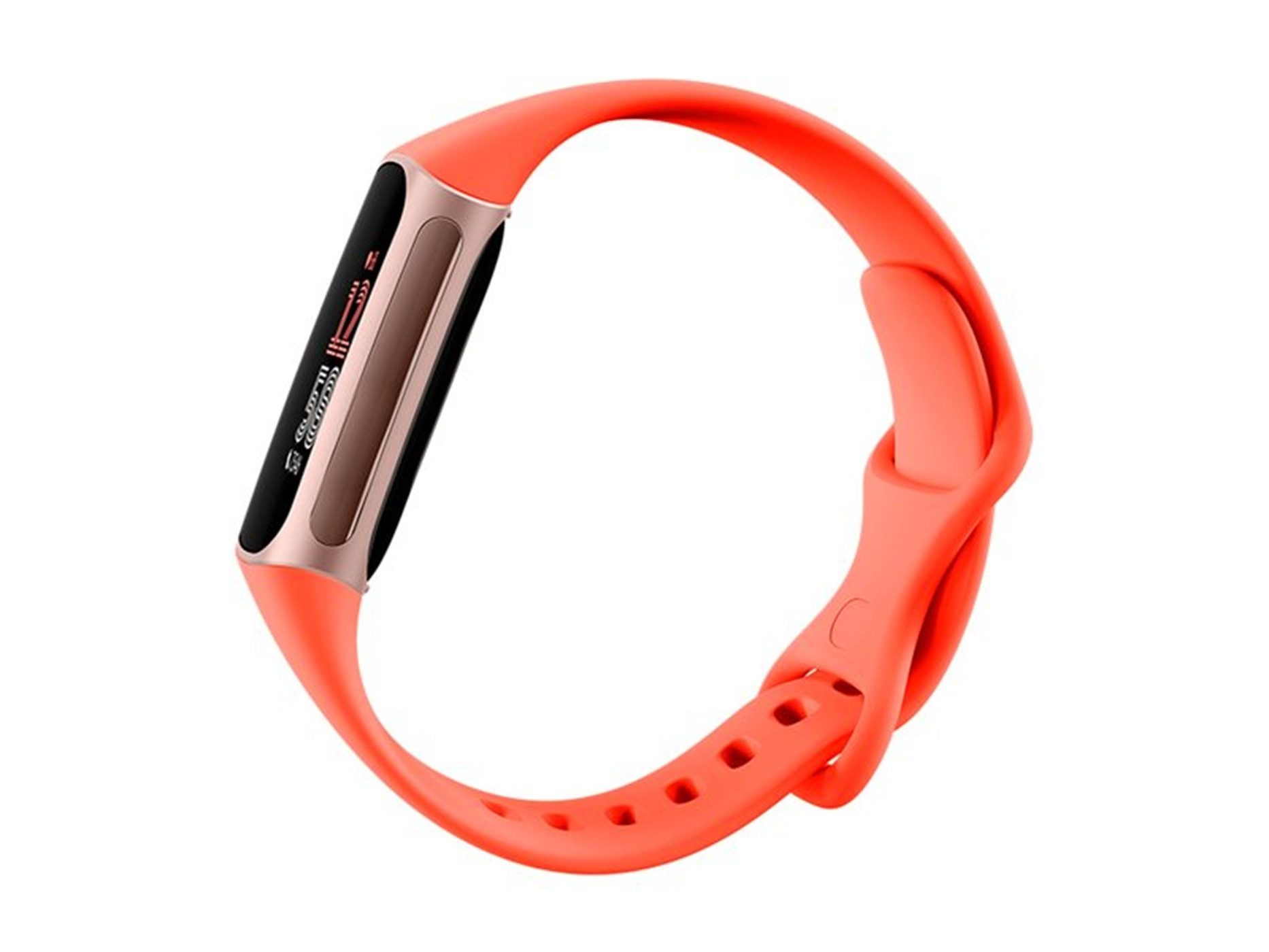 fitbit Sportuhr Fitbit Charge 6 Champagne Gold Aluminium Aktivitätsmesser Fitnessuhr Charge 6, (1-tlg), Farb-Touchscreen, Herzfrequenzmessung, Schlaftracking
