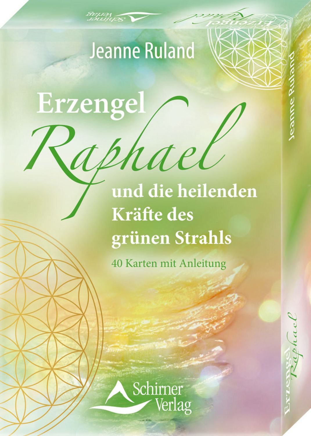 Erzengel Raphael und die heilenden Kräfte des grünen Strahls / Jeanne Ruland, - 40 Karten mit Anleitung