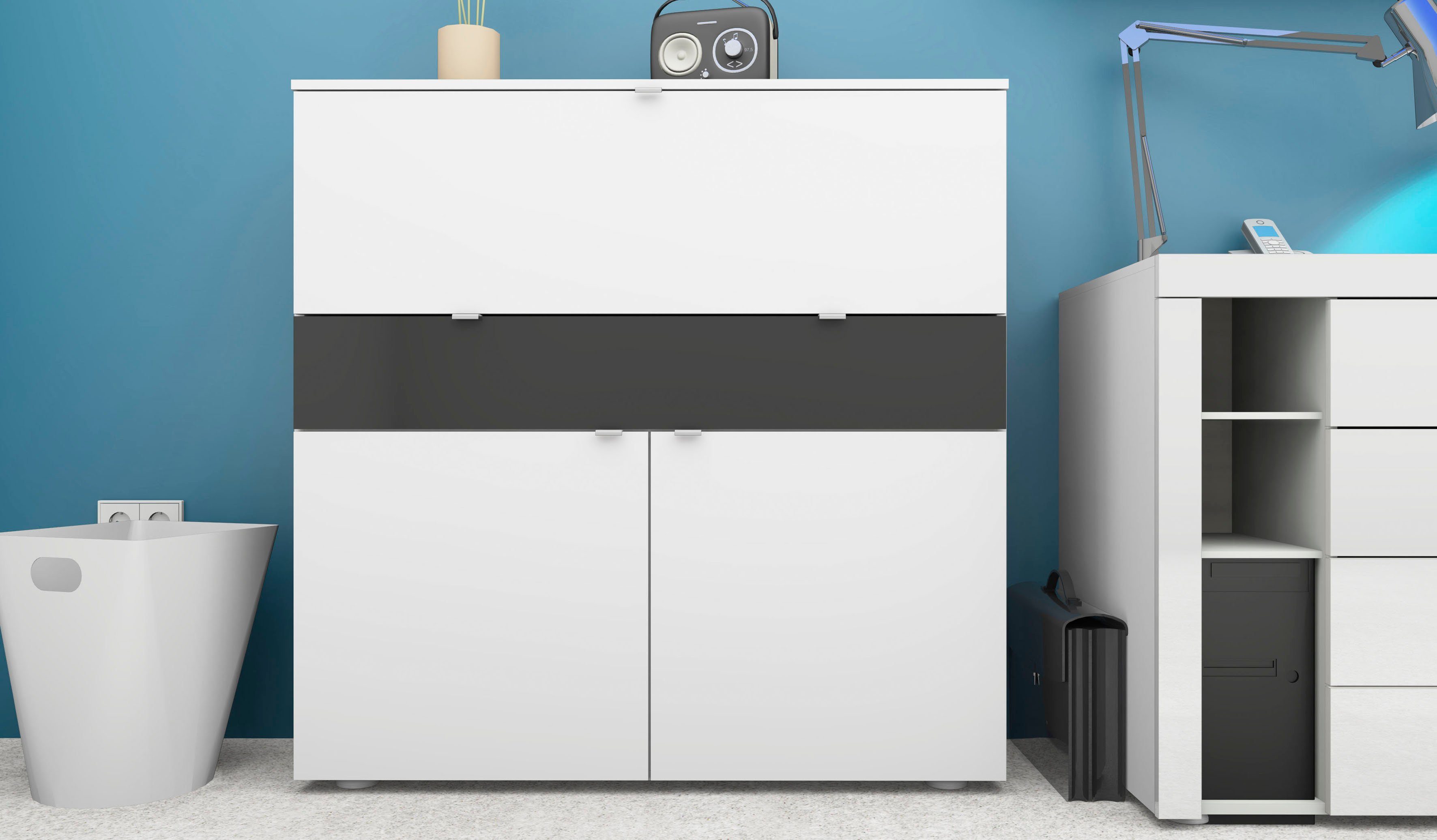 borchardt Möbel Sekretär Dolly, platzsparend, Home-Office-Schreibtisch, Bre günstig online kaufen