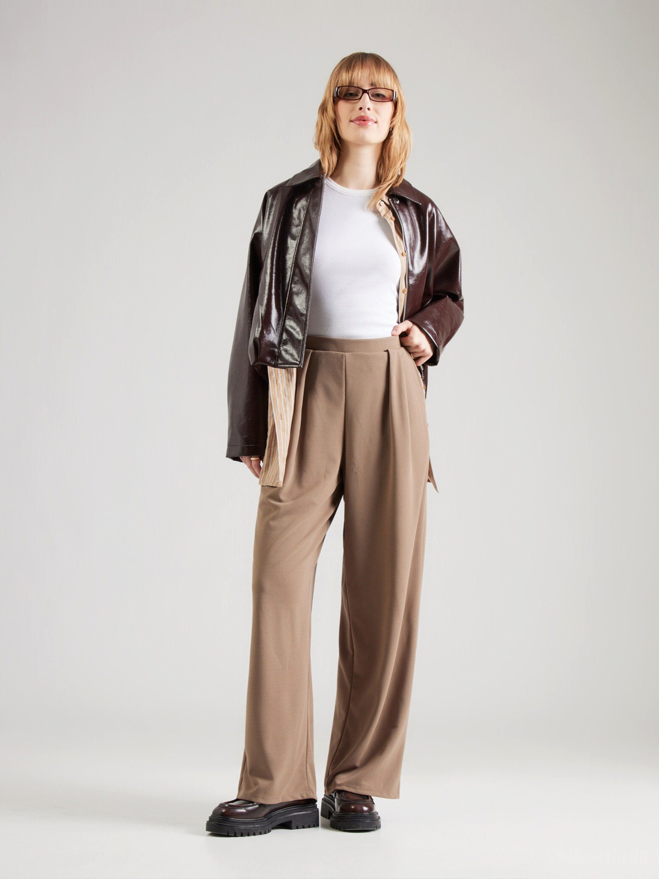 ONLY Stoffhose ONLSANIA (1-tlg) Falten