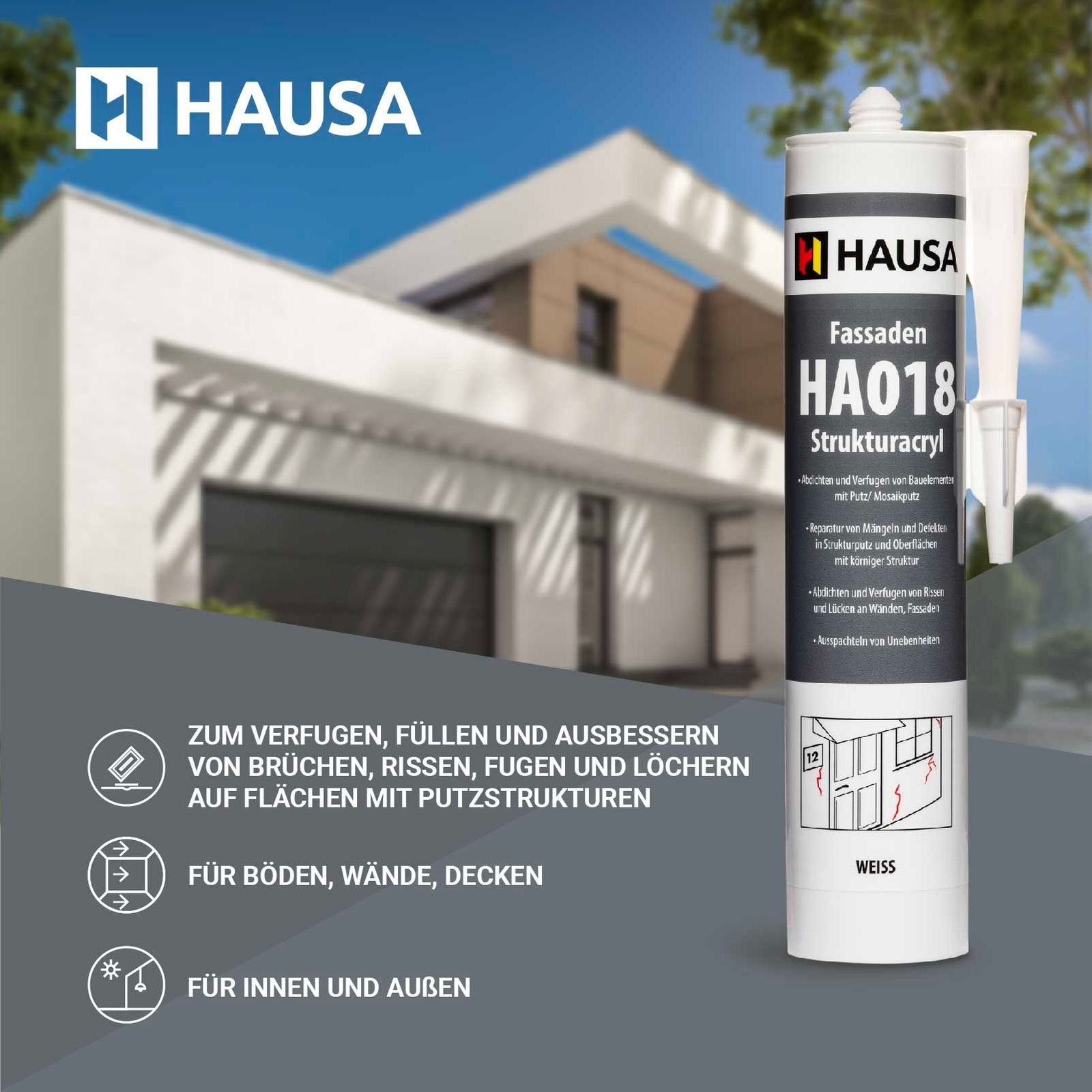 Hausa Maleracryl, Strukturacryl Fassadenacryl, (Putzacryl körnig günstig online kaufen