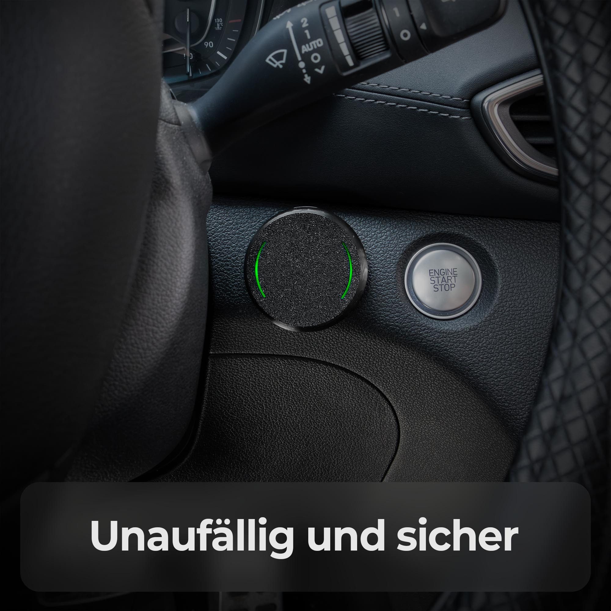 Mobilefox Halterung Armaturenbrett Halterung + Tarnkappe Abdeckung passend für OOONO NO.2