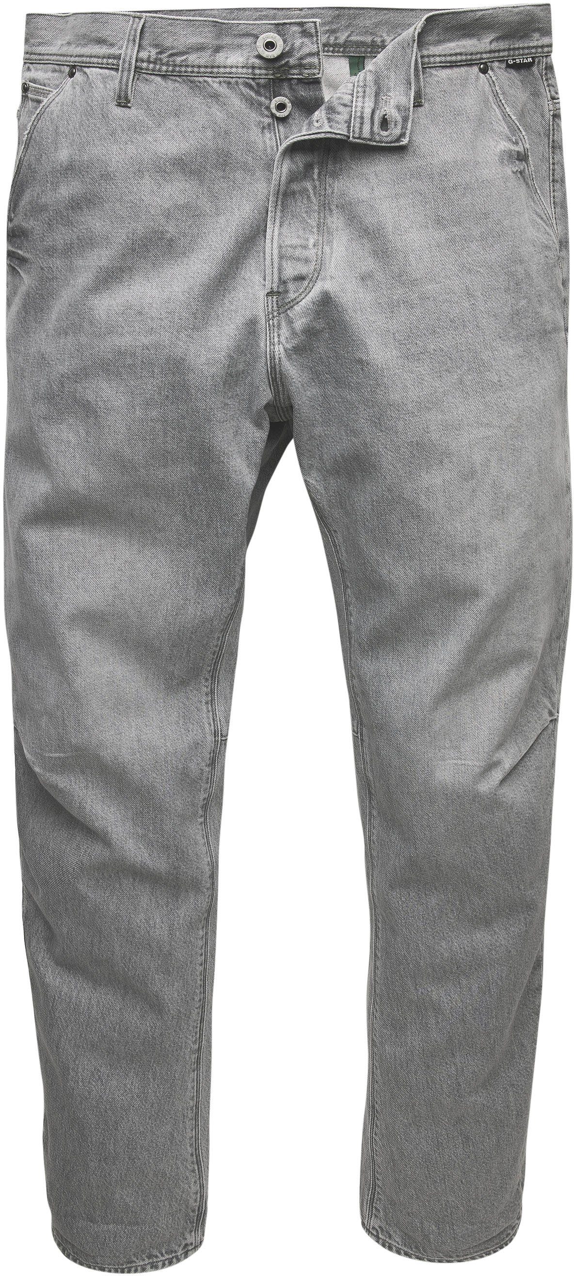 3d Tapered-fit-Jeans RAW faded Grip G-Star Relaxed grey Tapered