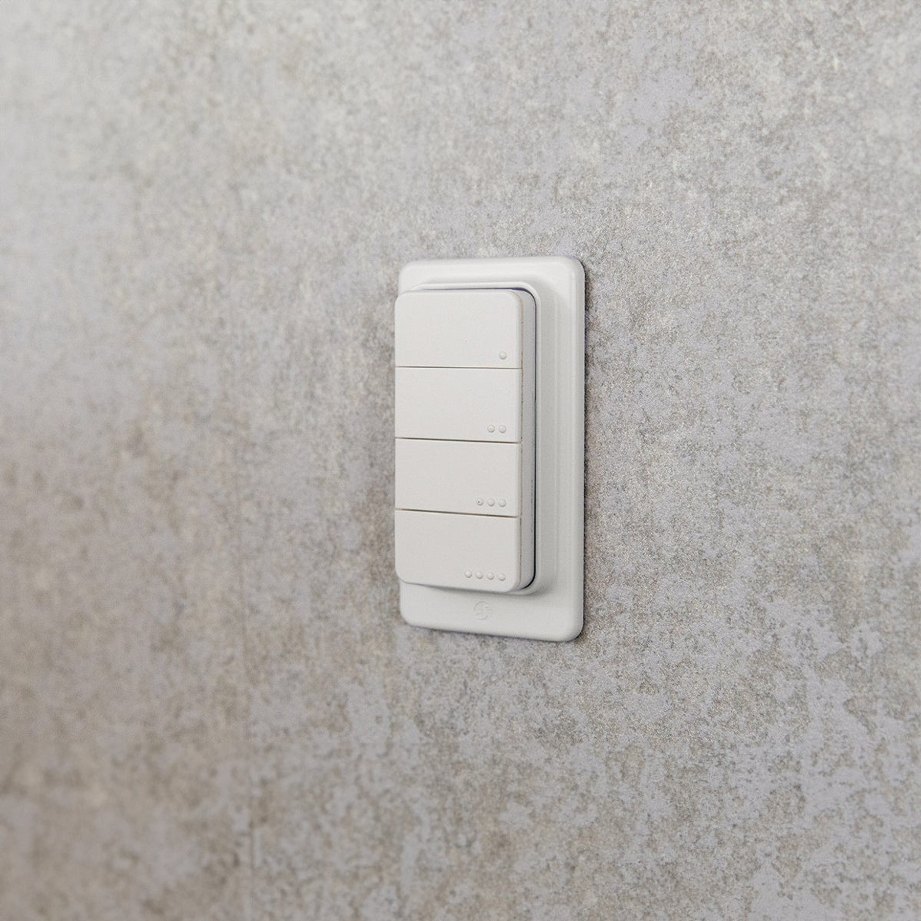 Shelly SHELLY Bluetooth Fernbedienung Blu ZB RC Button 4, Plug&Play, Weiß Smarte Fernbedienung