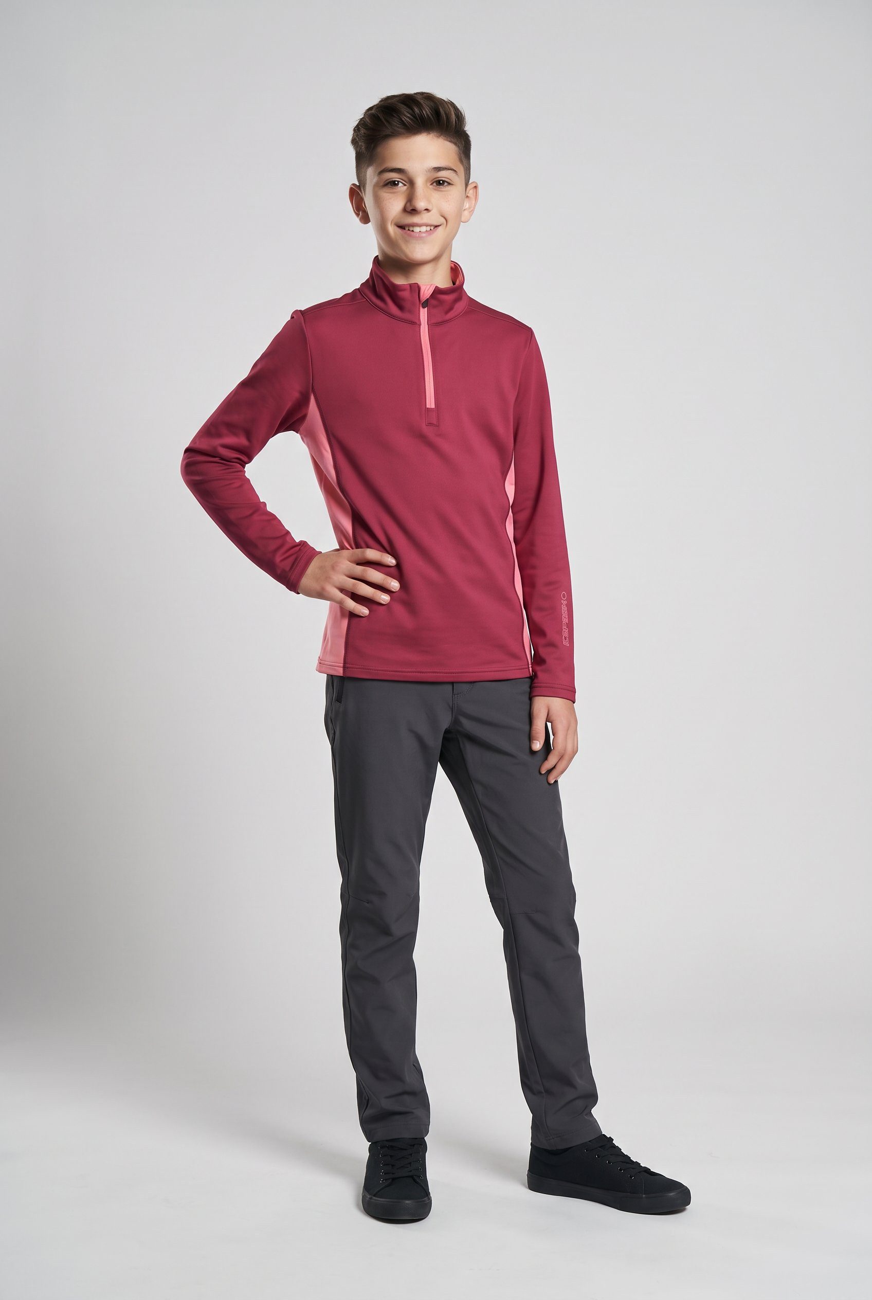 Icepeak Fleecepullover ICEPEAK FLEMINTON JR für Kinder und Jugendliche, mit Reißverschluss vorn, pflegeleicht – Bild 5 von 5