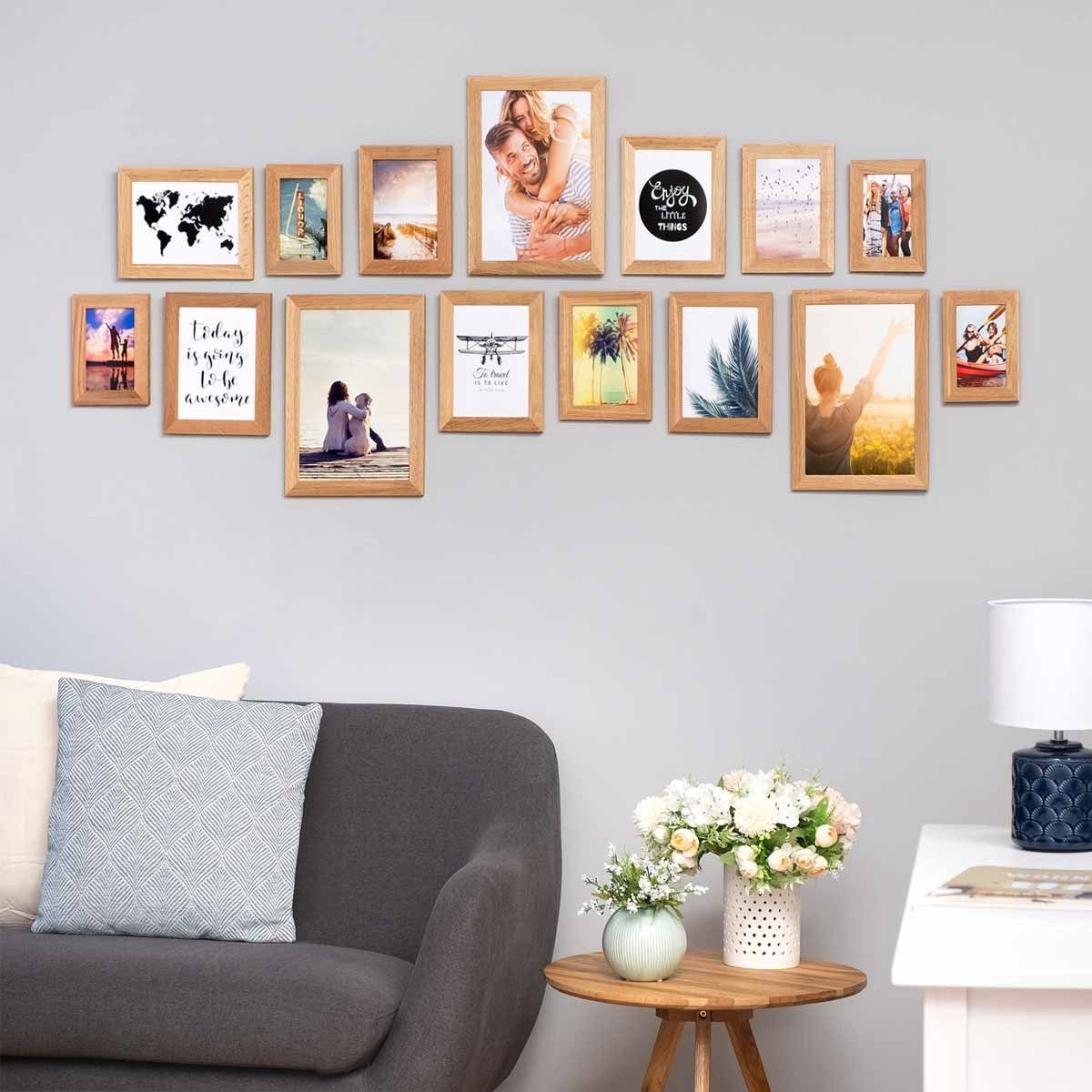 PHOTOLINI Bilderrahmen 15er Set breite Rahmen günstig online kaufen