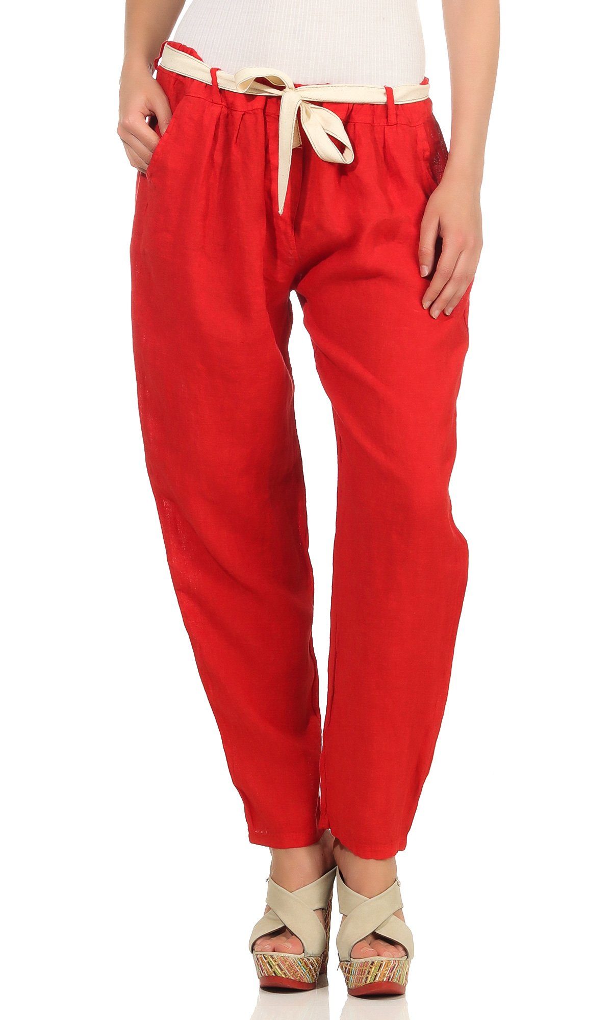 Mississhop Leinenhose Leinenhose 100 % Leinen günstig online kaufen