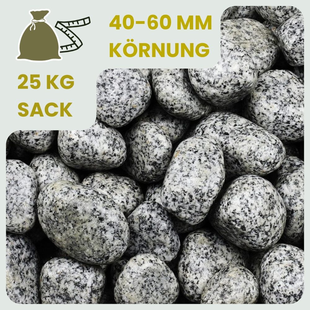 GarPet Dekokies Kieselsteine Garten Zierkies 25Kg Gletscherkies Saunastein günstig online kaufen