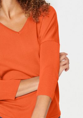 Saint Tropez V-Ausschnitt-Pullover MilaSZ V-N Pullover