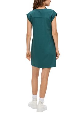 QS Minikleid Kleid aus Interlockjersey Ziernaht